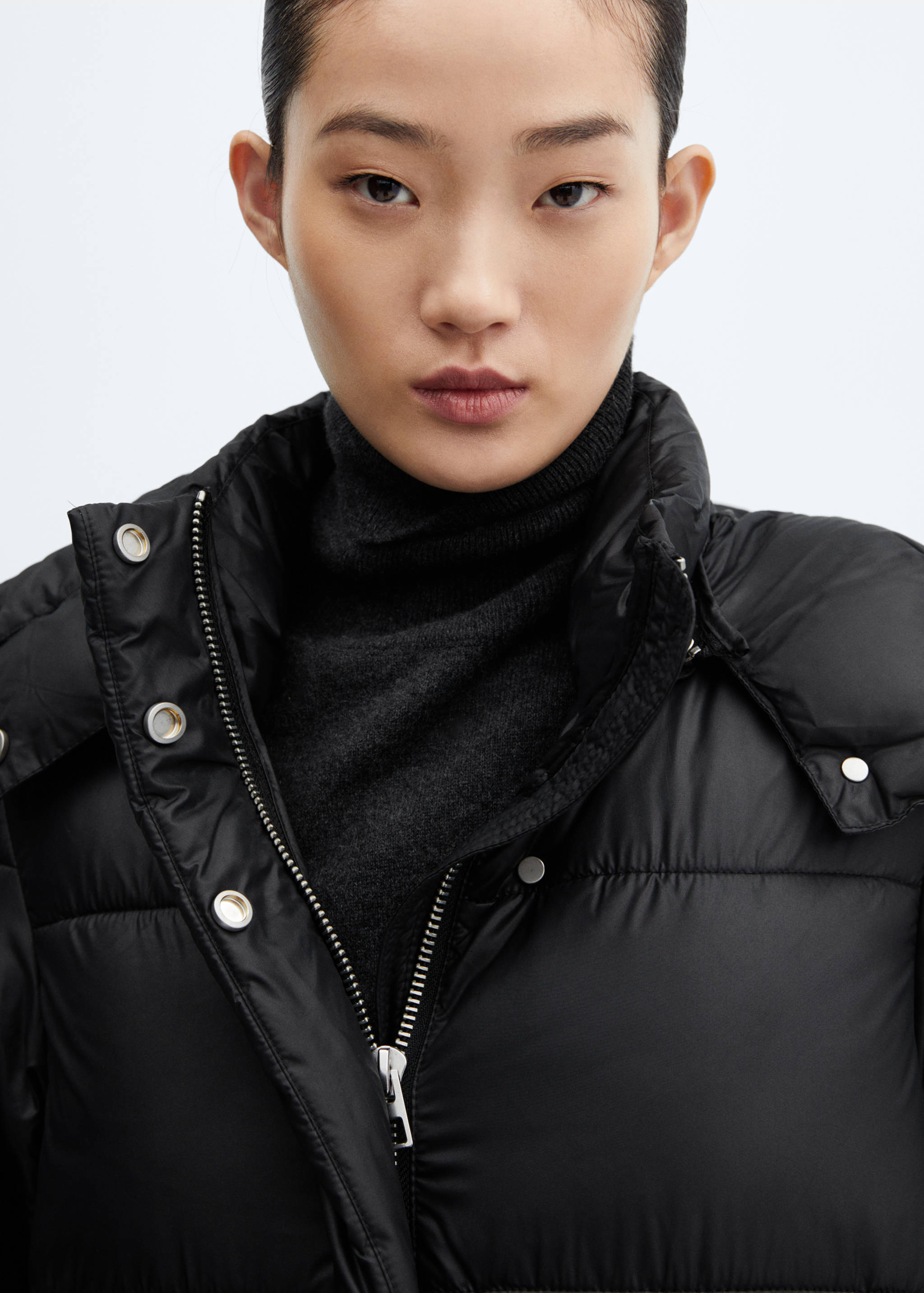 Anorak acolchado impermeable capucha - Detalle del artículo 6