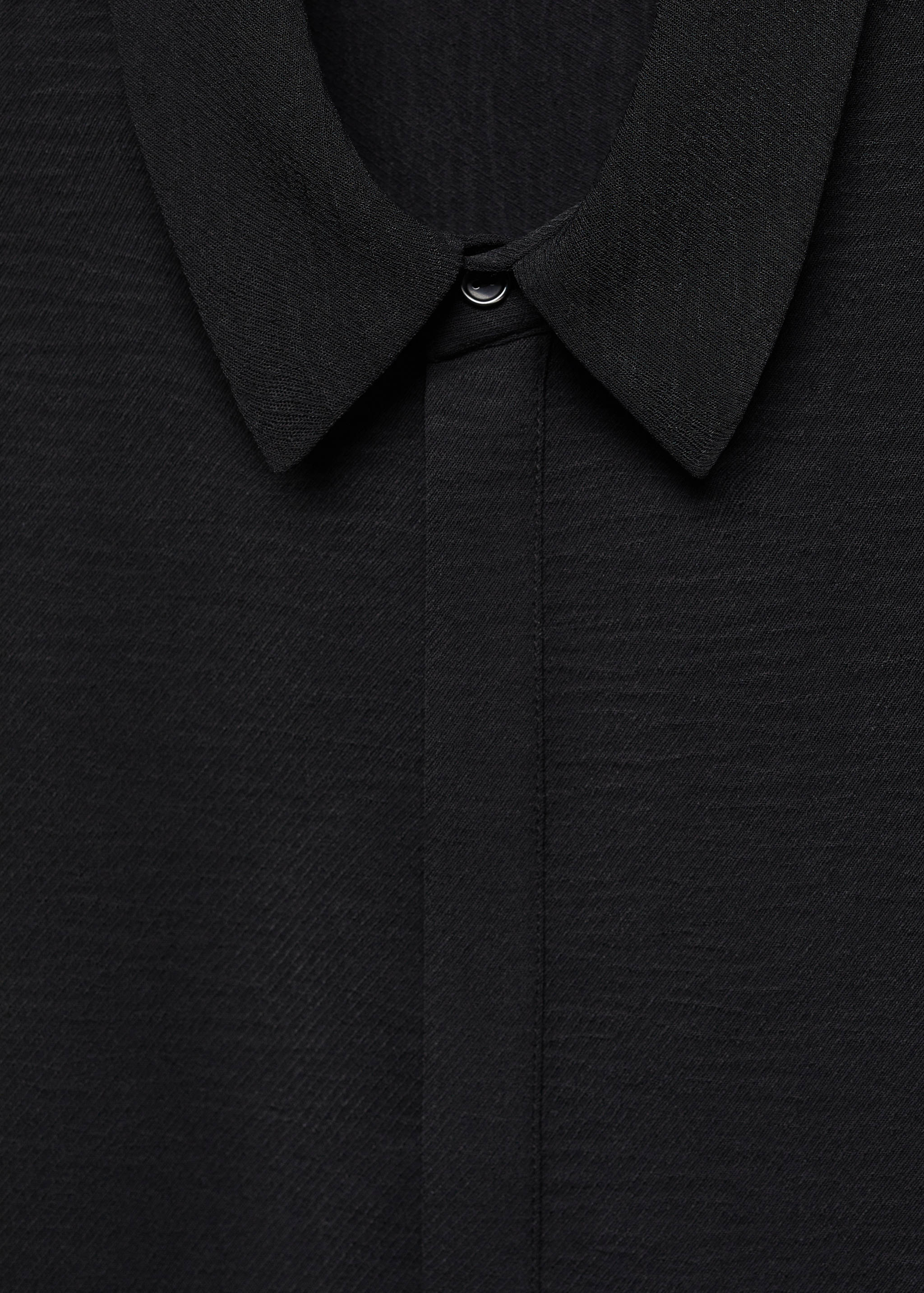 飘逸短款衬衫 - null