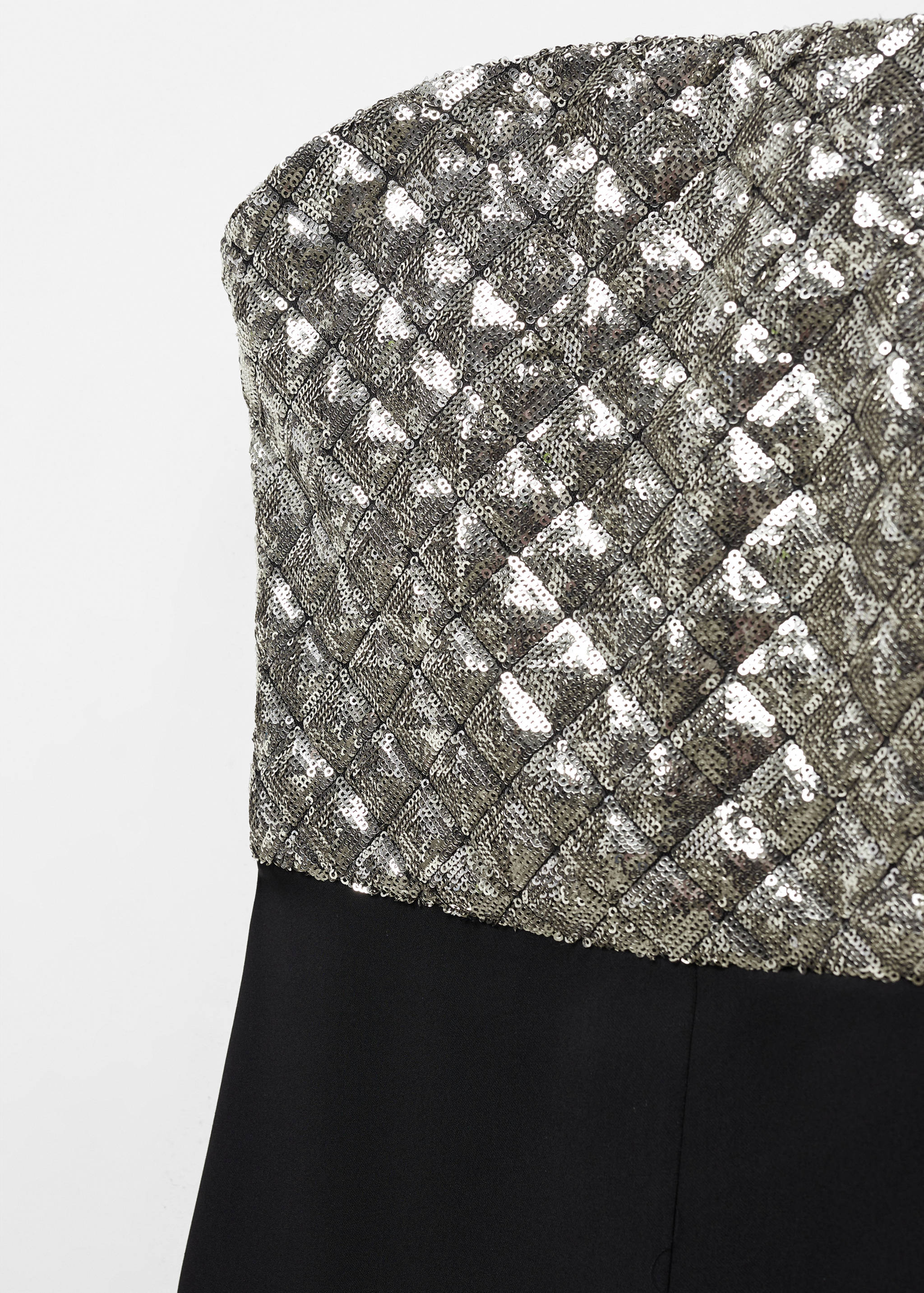Sequined strapless jumpsuit - Details of the article 8