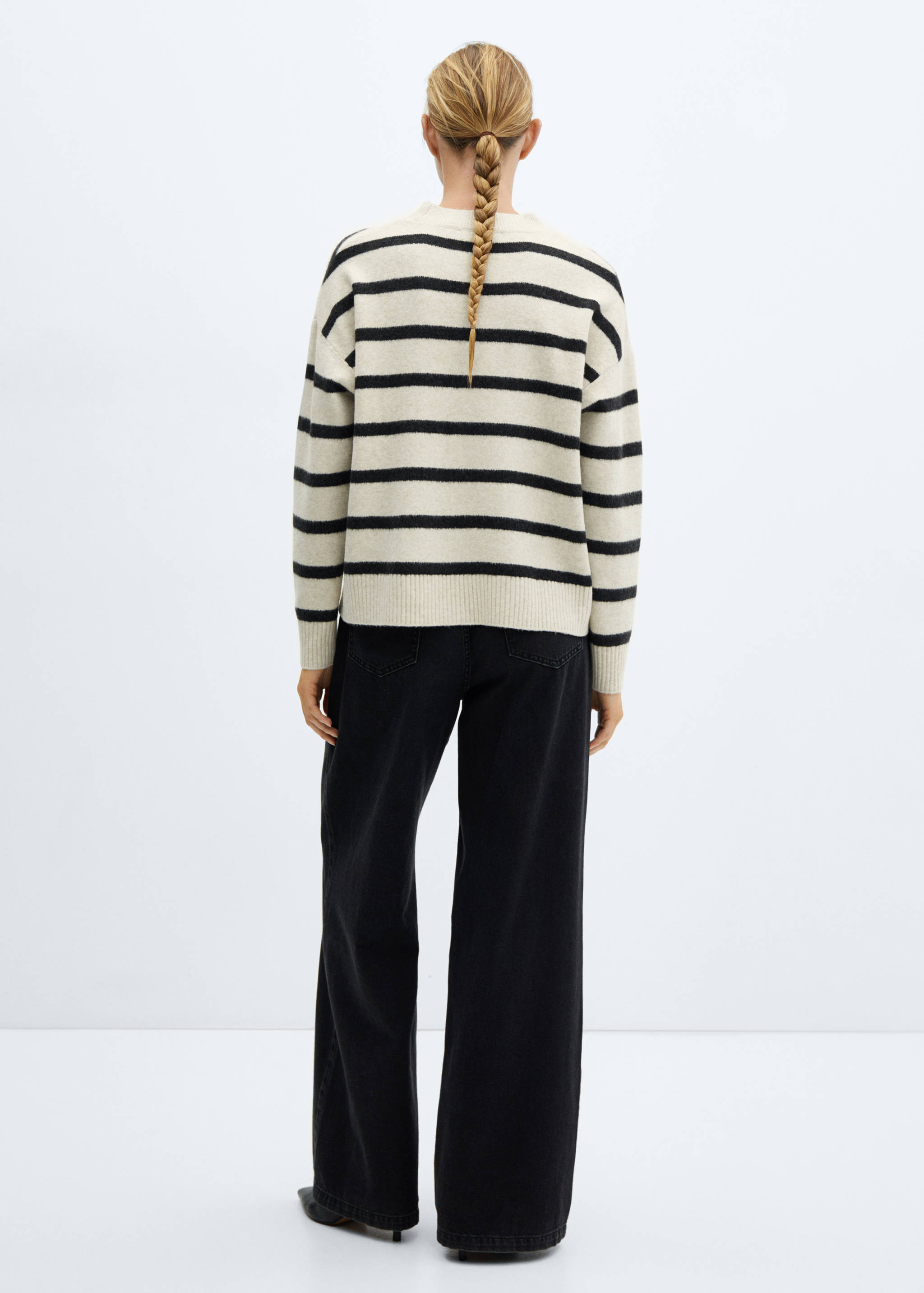 Jersey rayas cuello redondo - Reverso del artículo