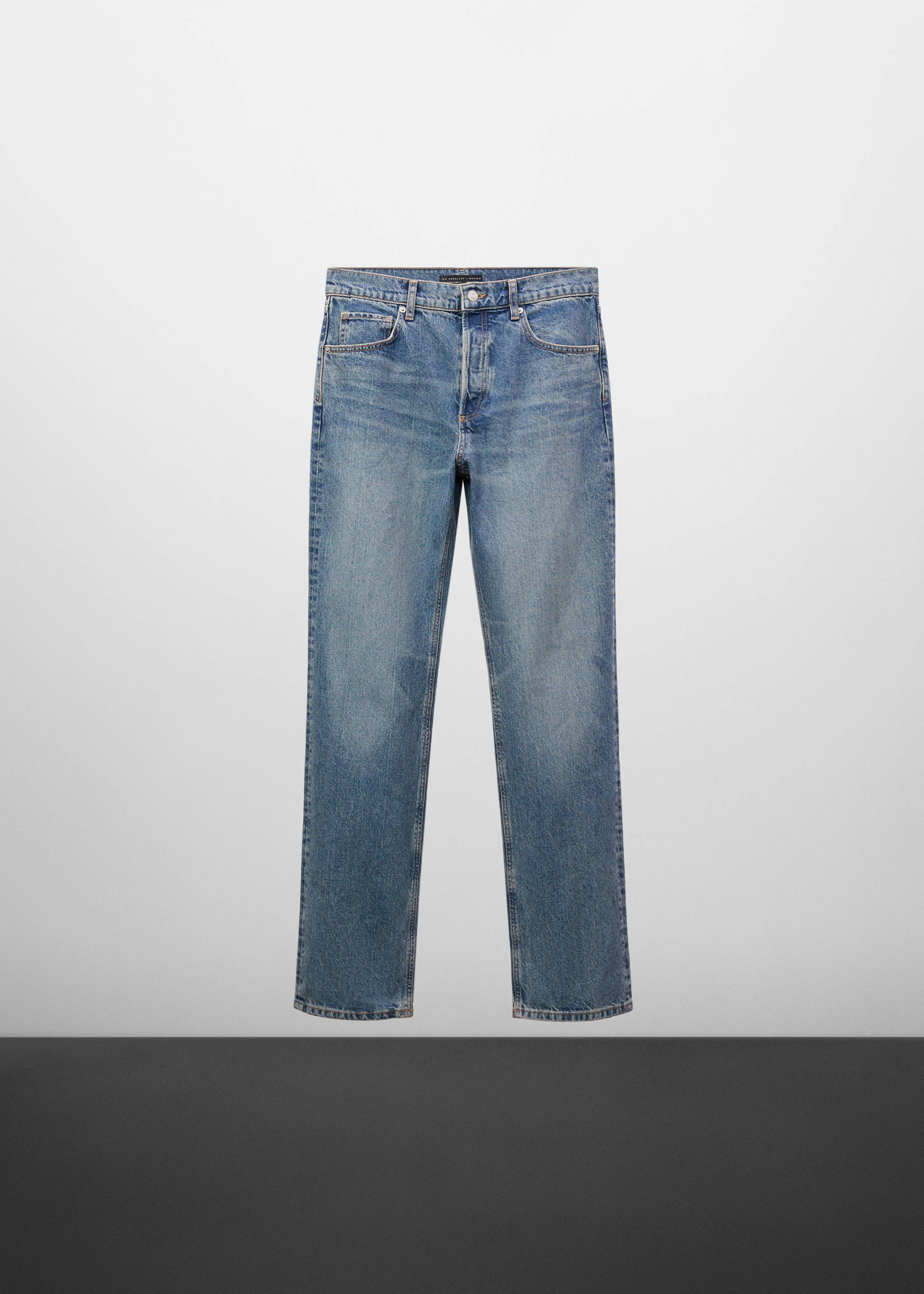 Jeans rectos tiro medio - Artículo sin modelo
