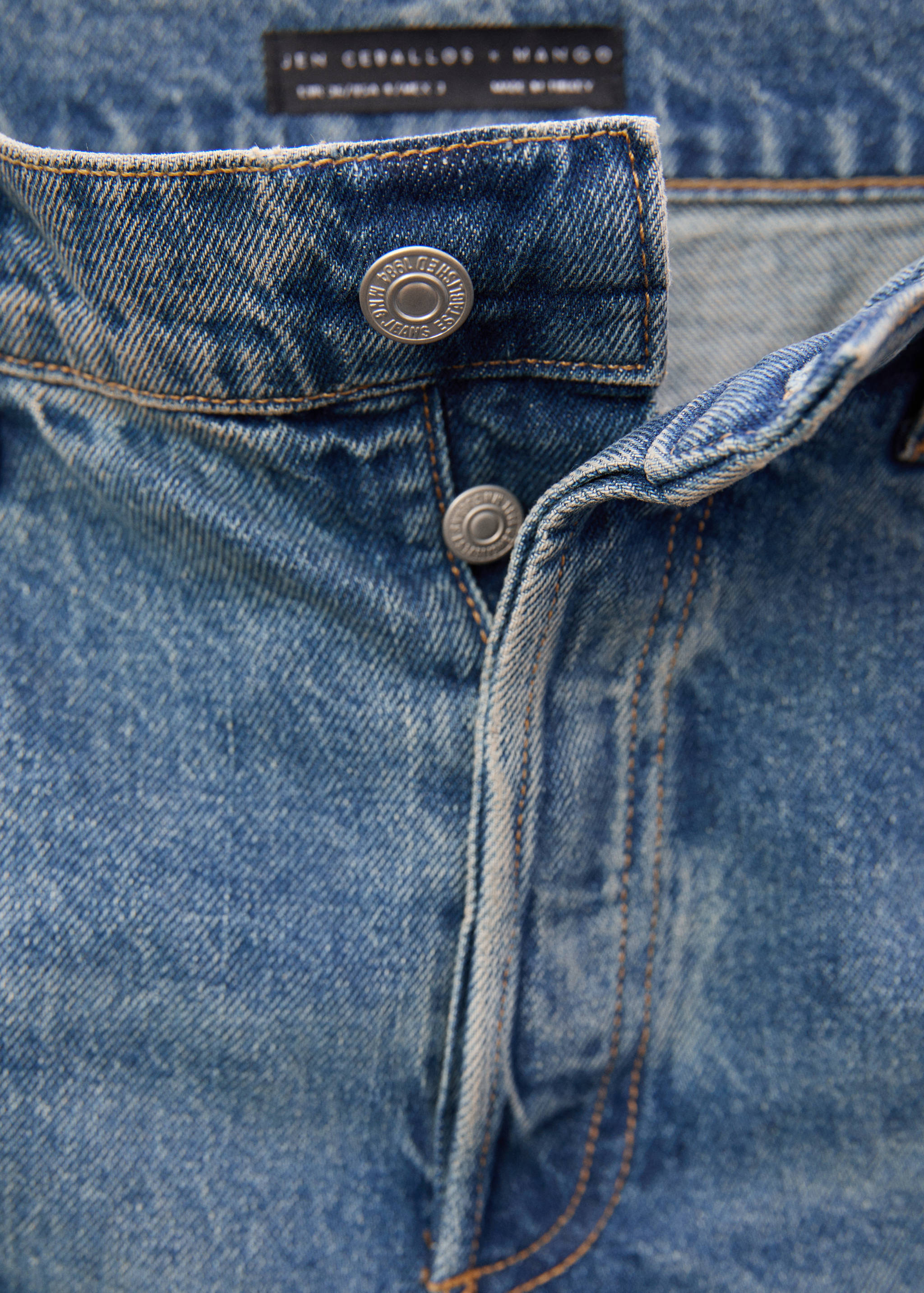 Jeans rectos tiro medio - Detalle del artículo 8