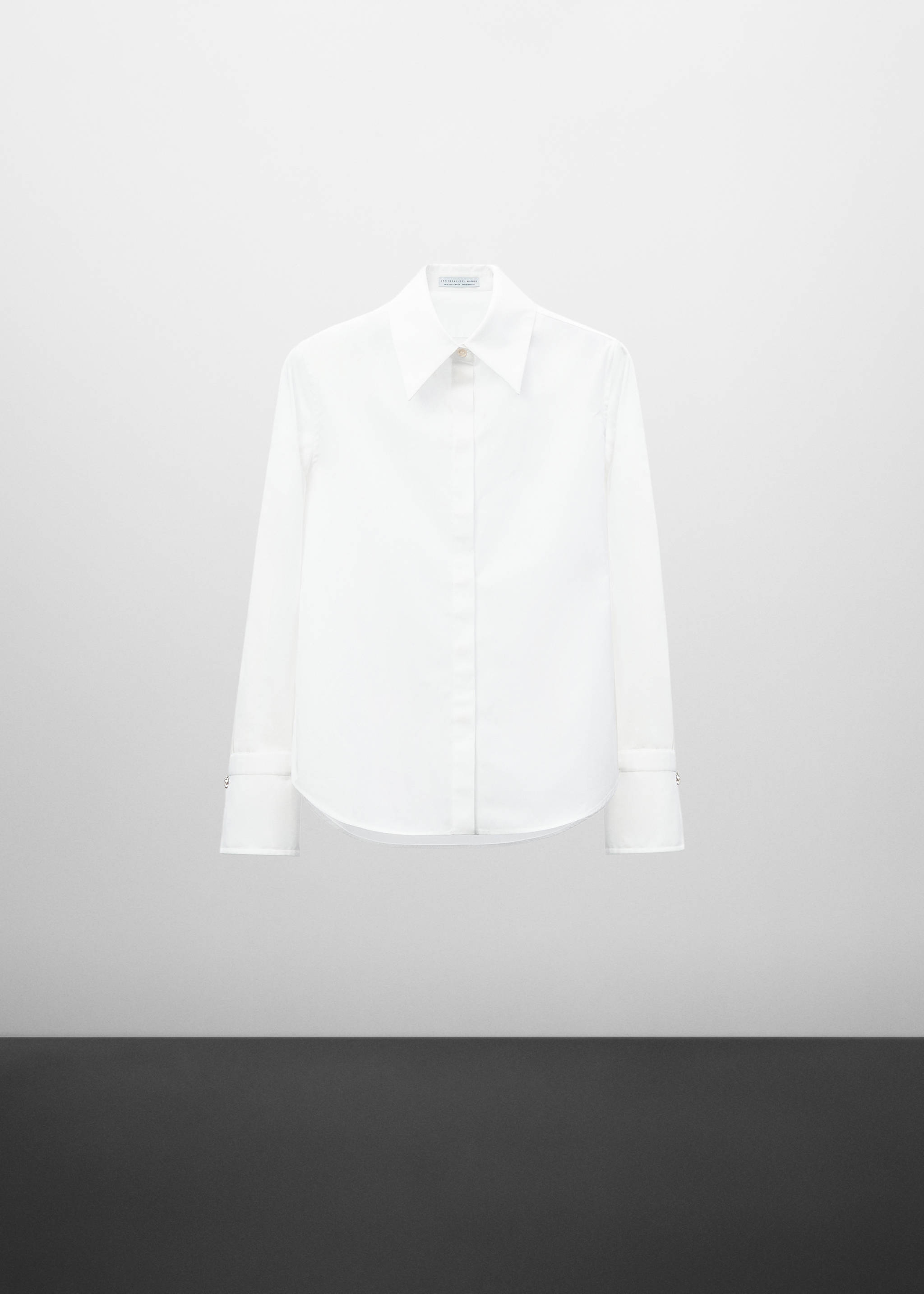 Cotton shirt with jewel buttons - Article without model