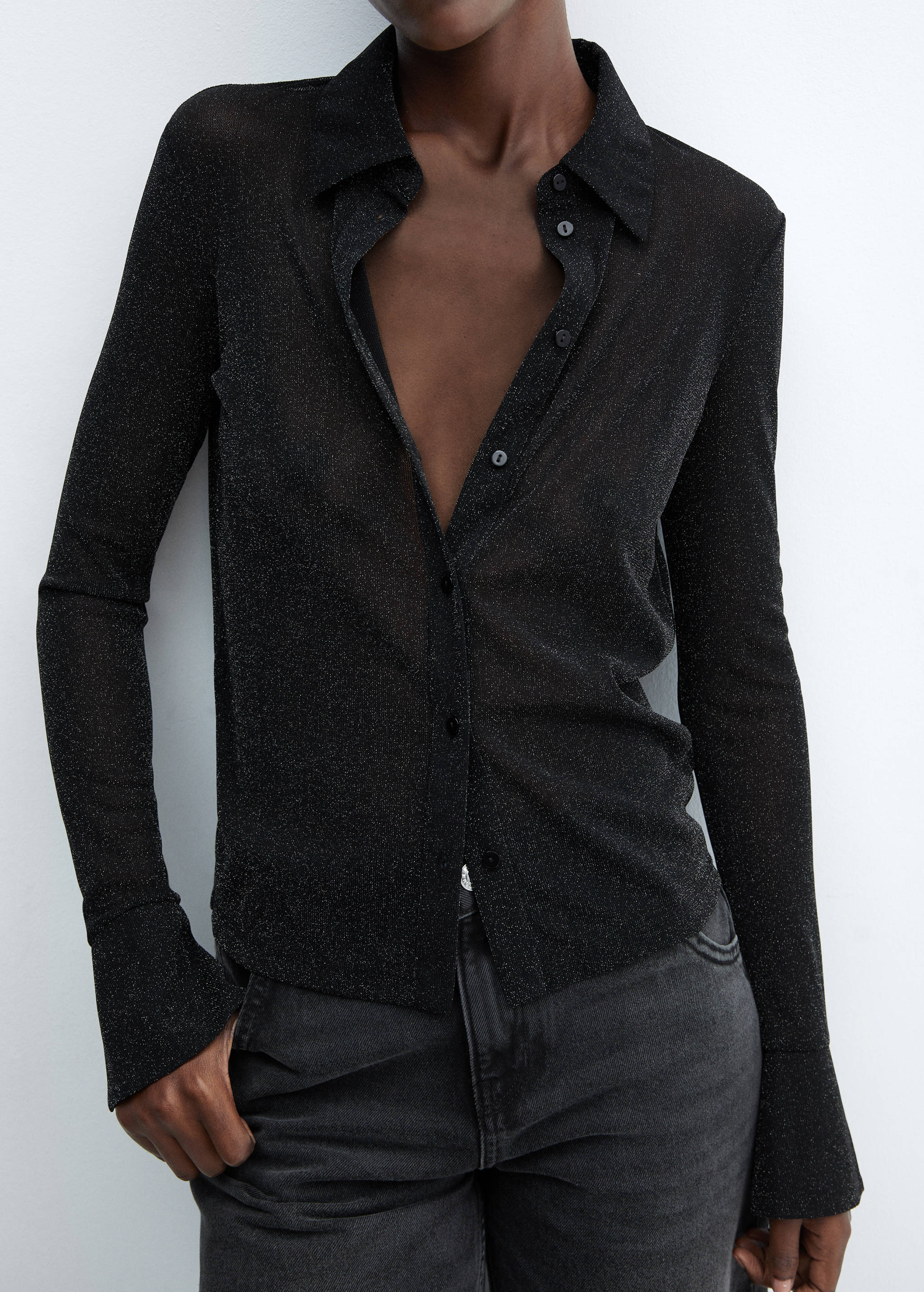 Camisa lúrex botones - Detalle del artículo 3