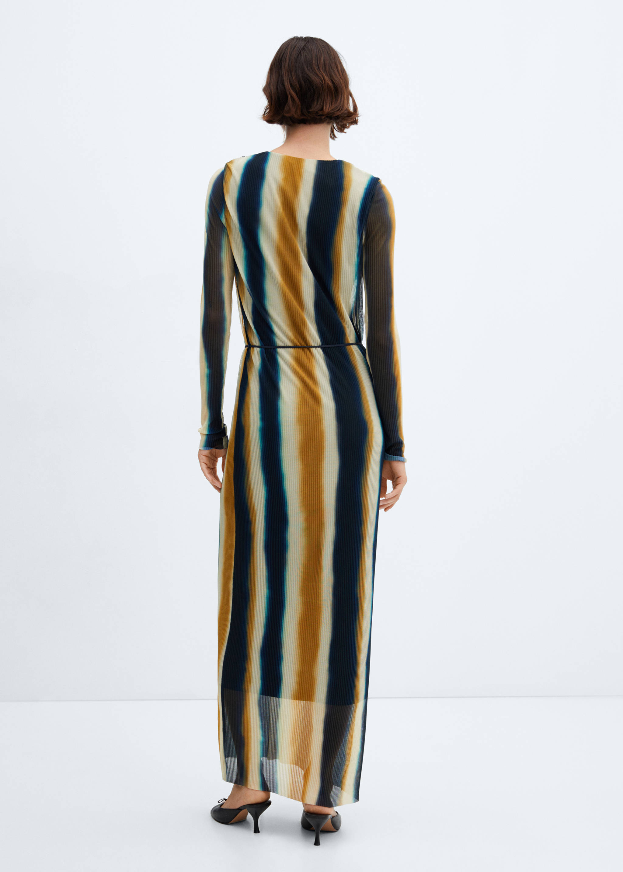 Robe maille filet tie and dye - Verso de l’article