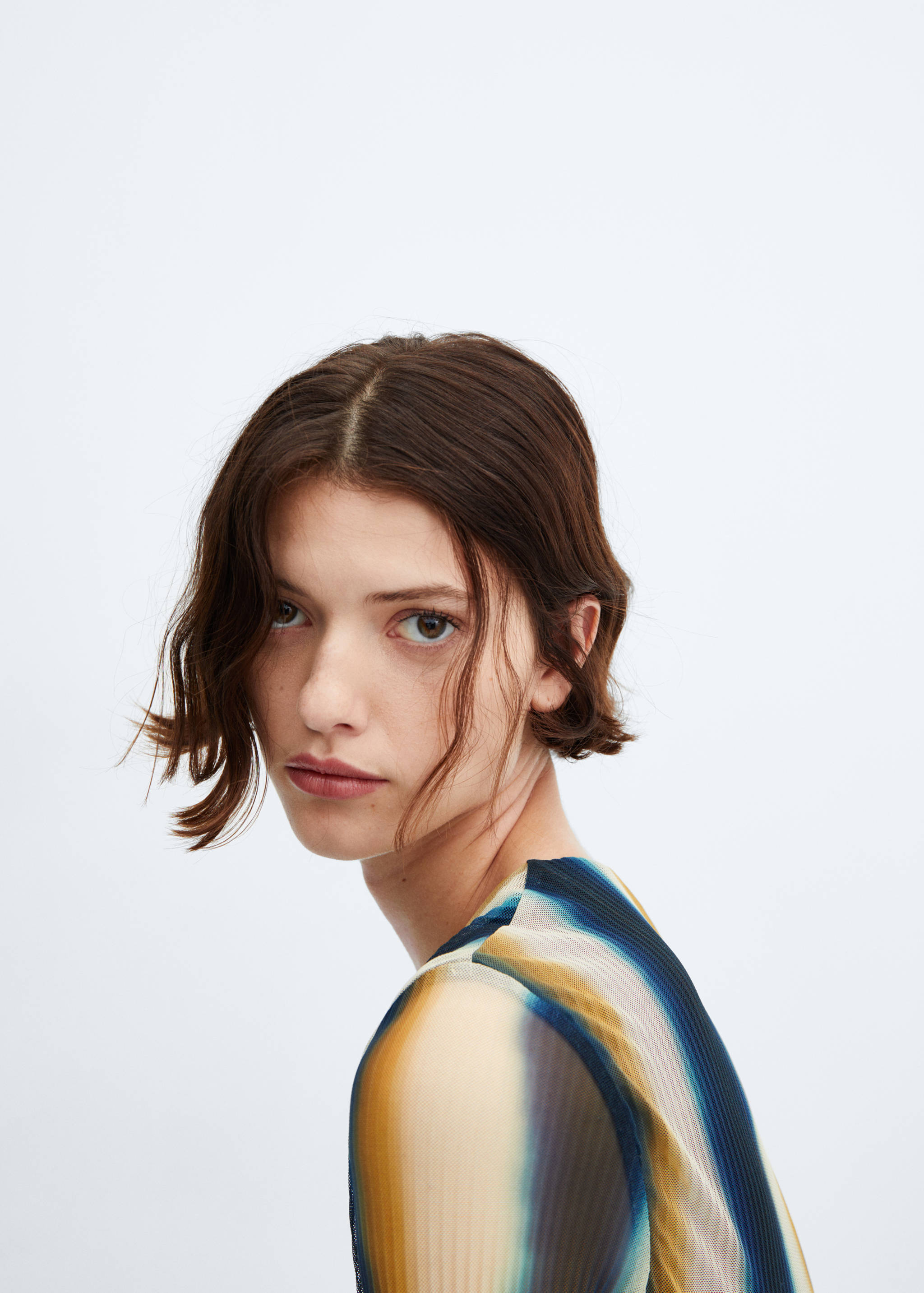 Robe maille filet tie and dye - Détail de l'article 1