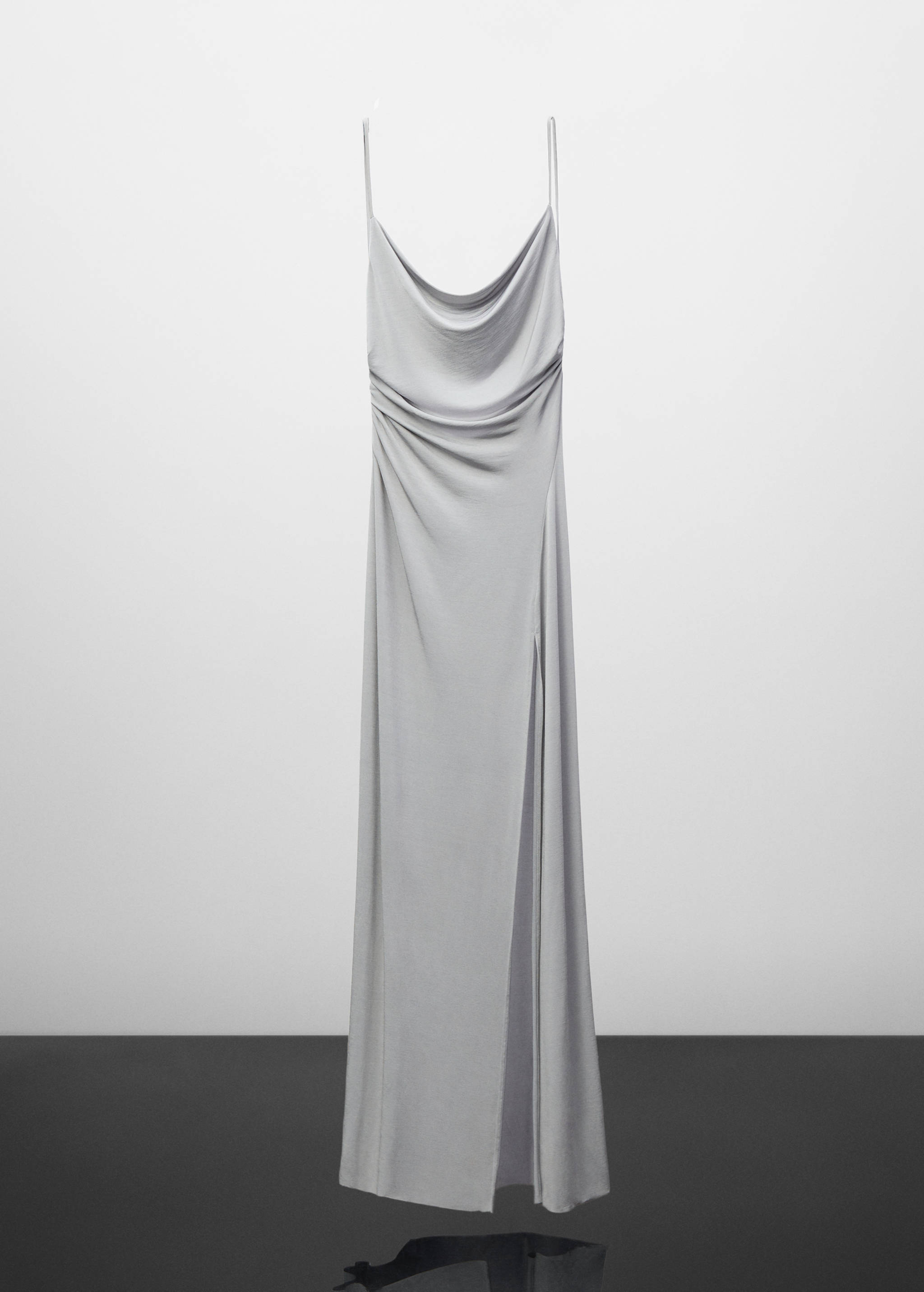 Draped dress with slit - Article without model