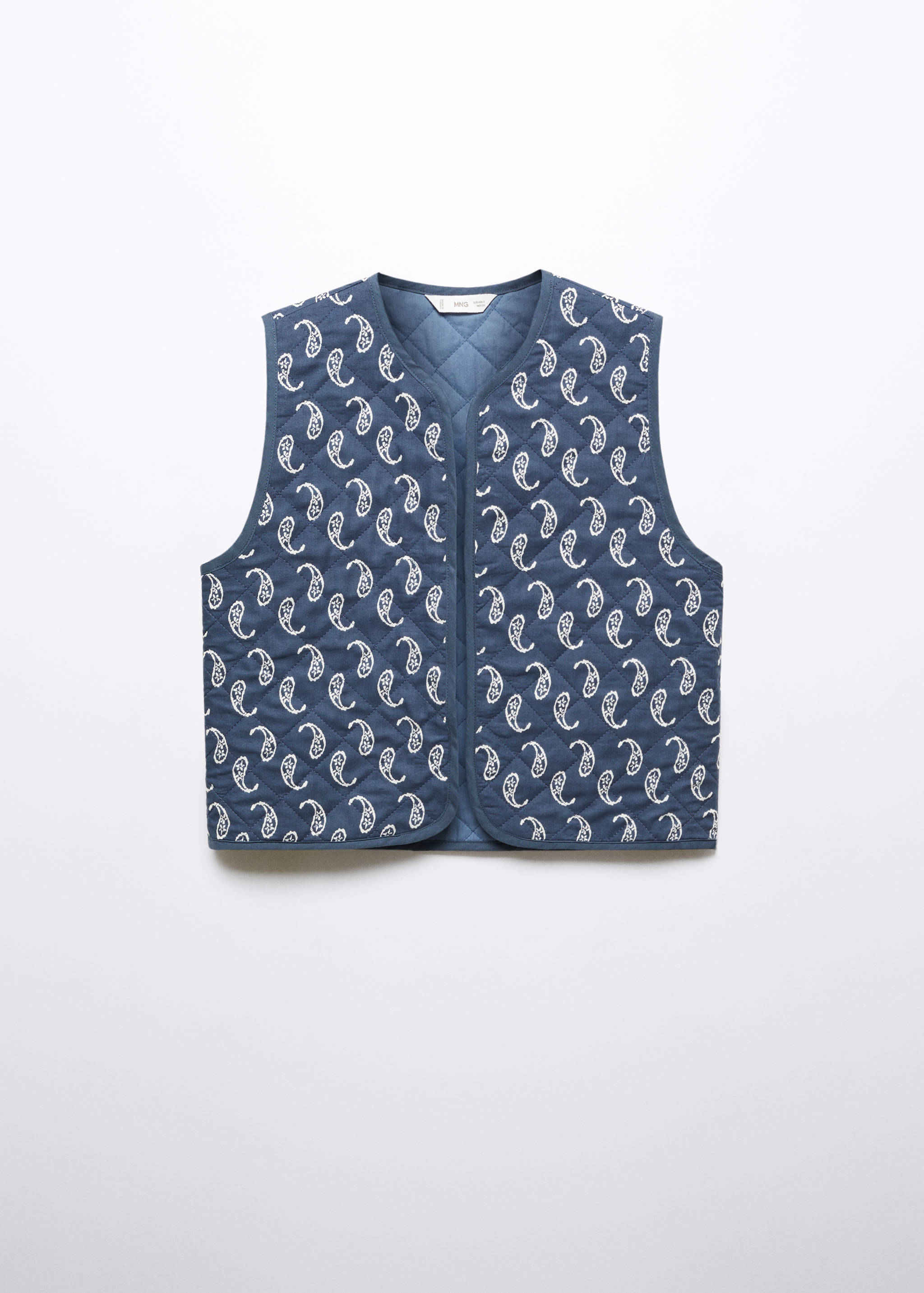 Chaleco estampado paisley - Artículo sin modelo