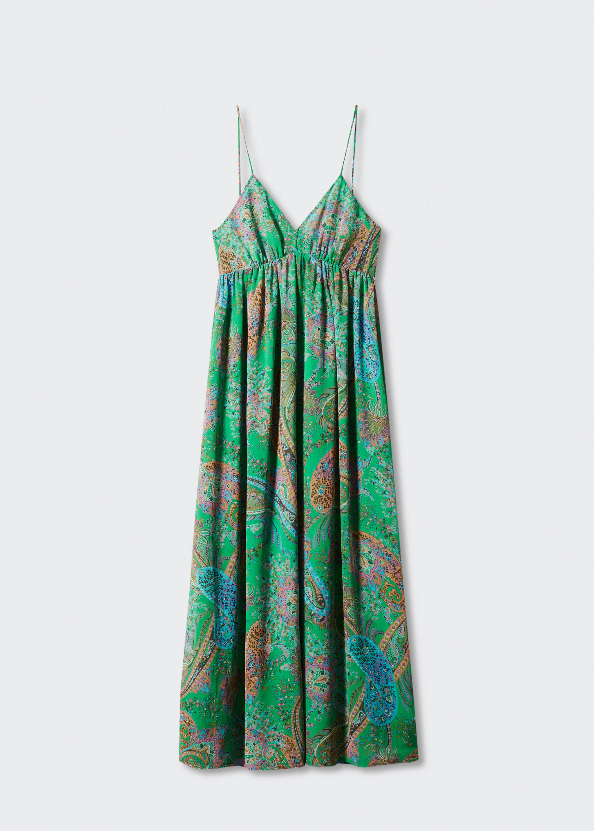 Open back printed dress - Article without model