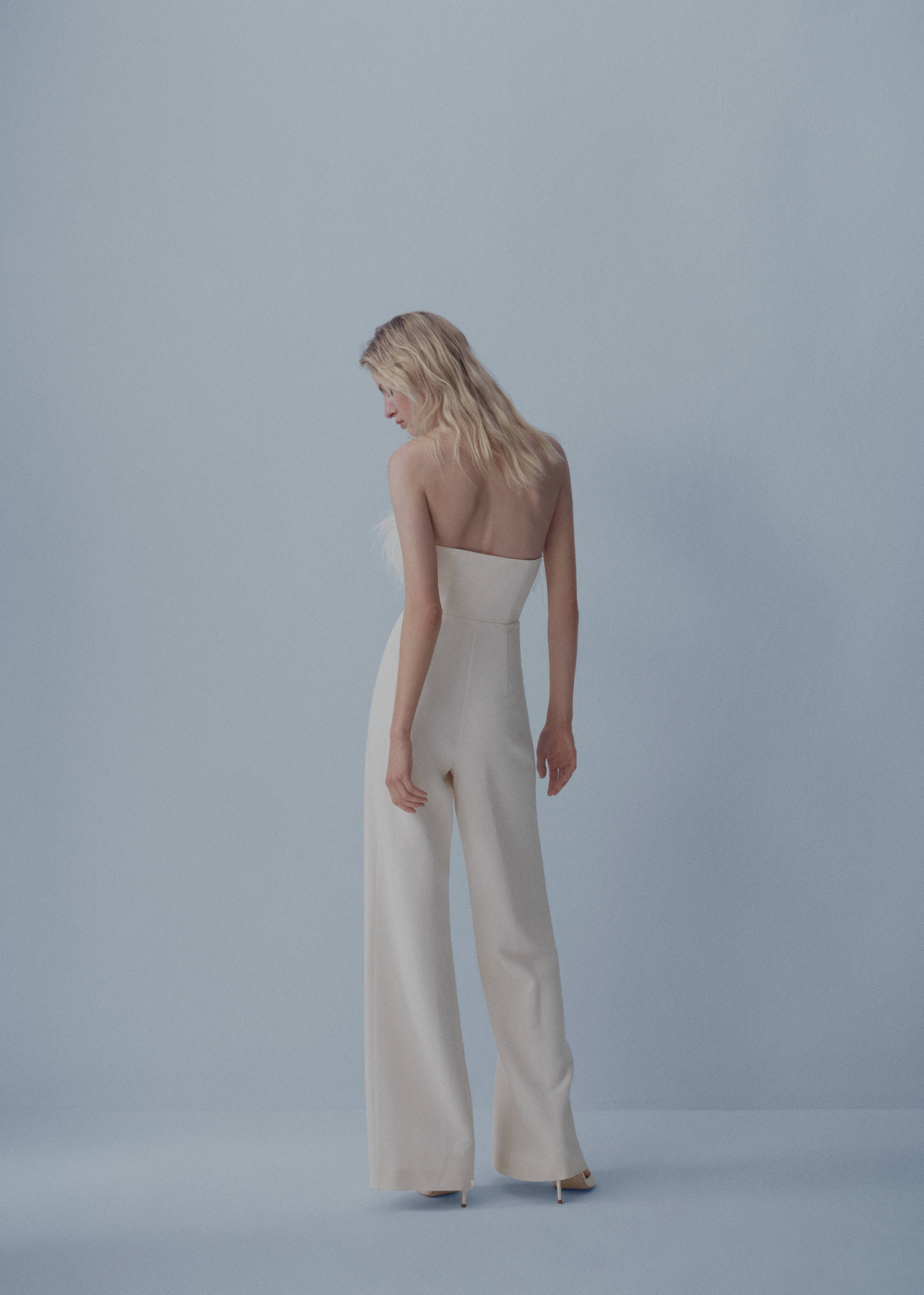 Combinaison bustier plumes - Verso de l’article