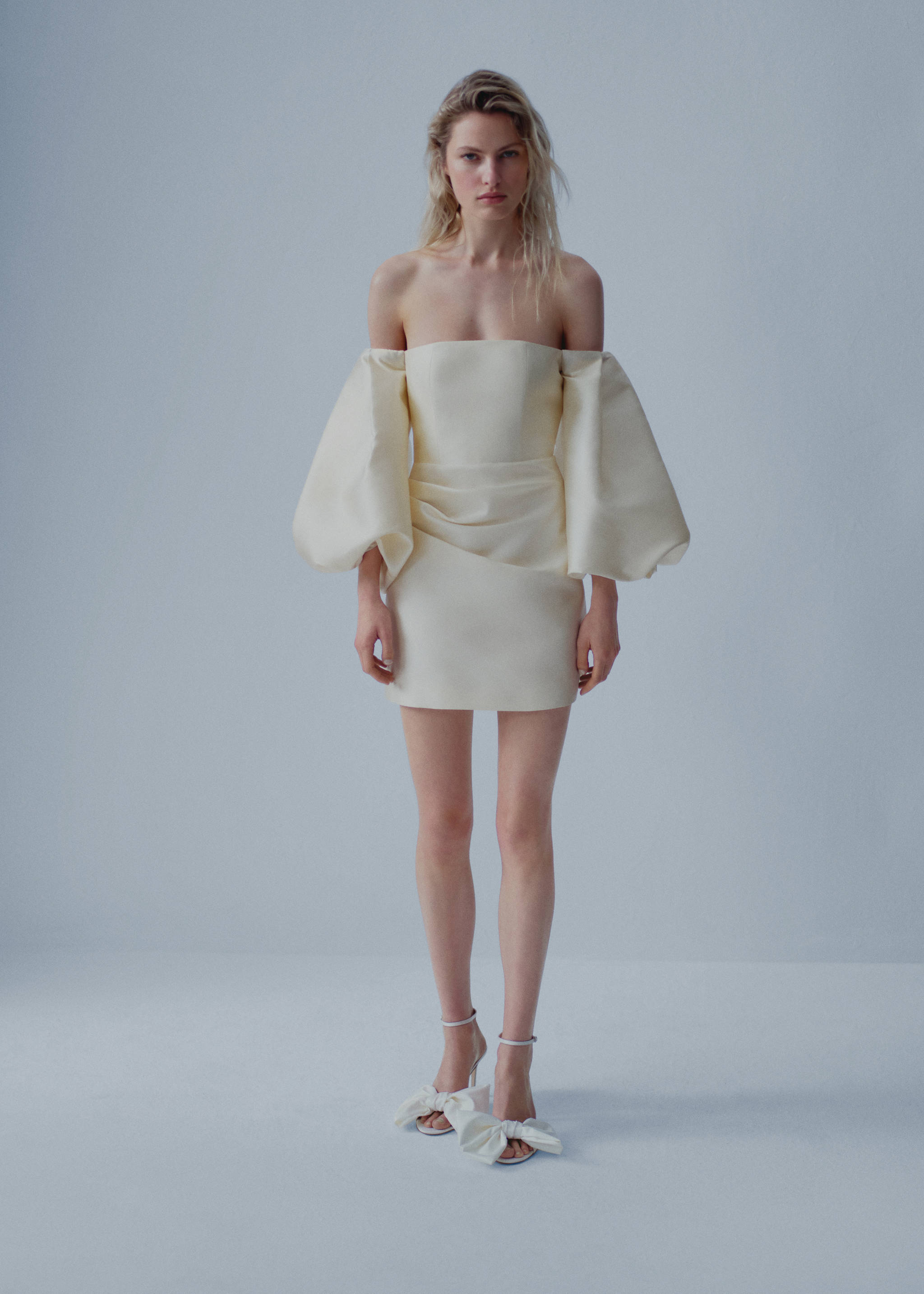 Sandales détail nœud satin - Plan général