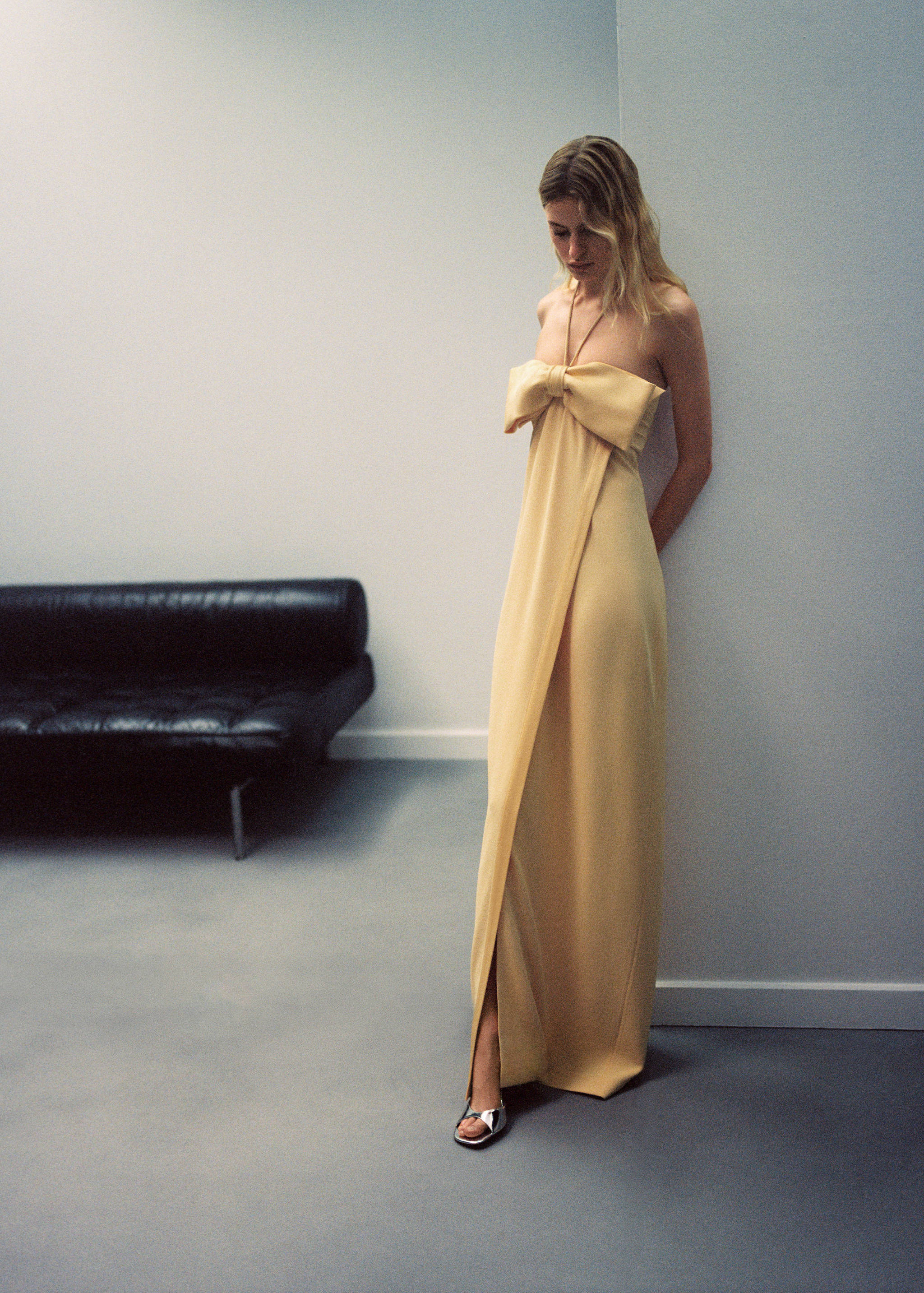 Robe cache-cœur col nœud - Détail de l'article 6