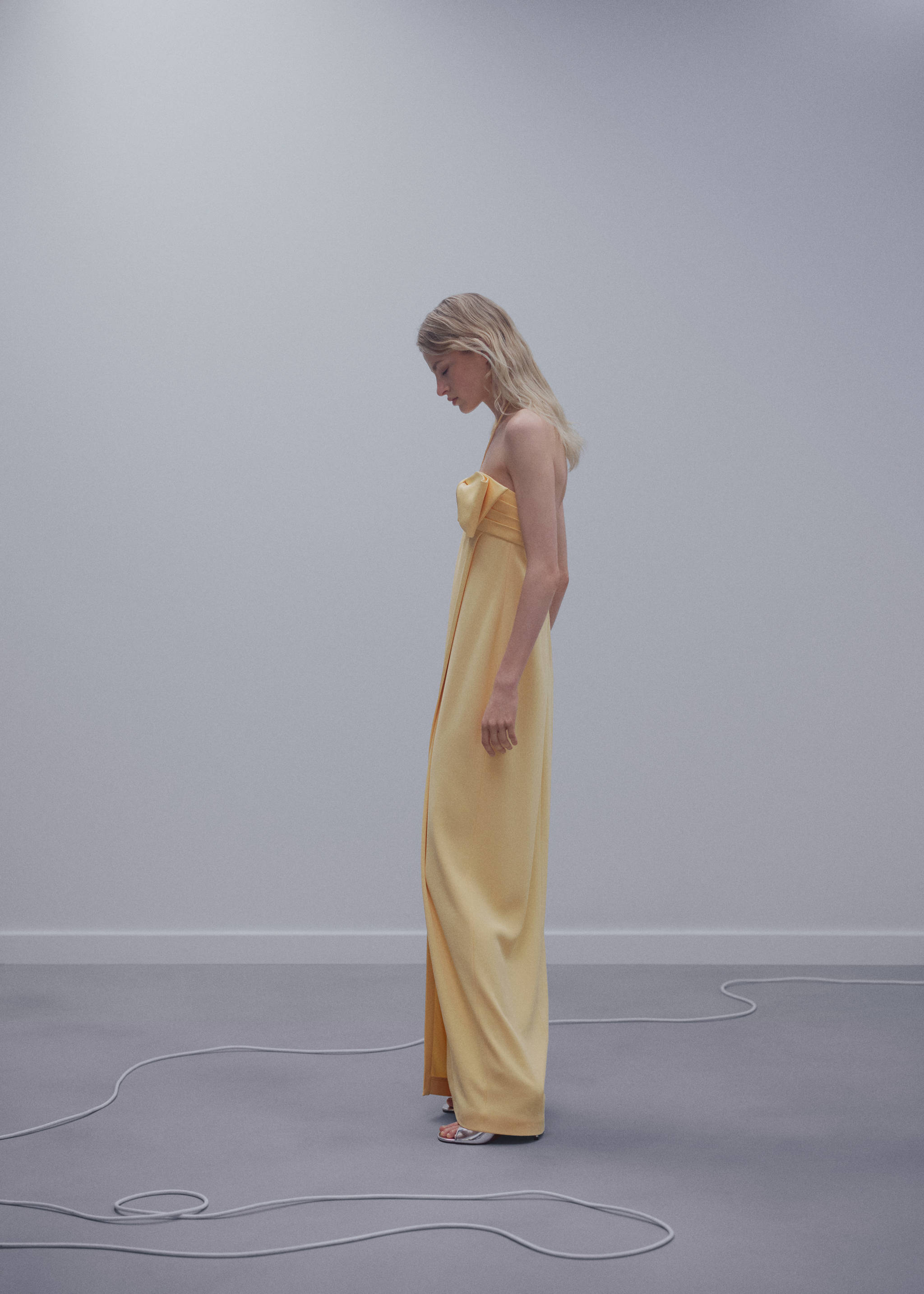 Robe cache-cœur col nœud - Détail de l'article 2