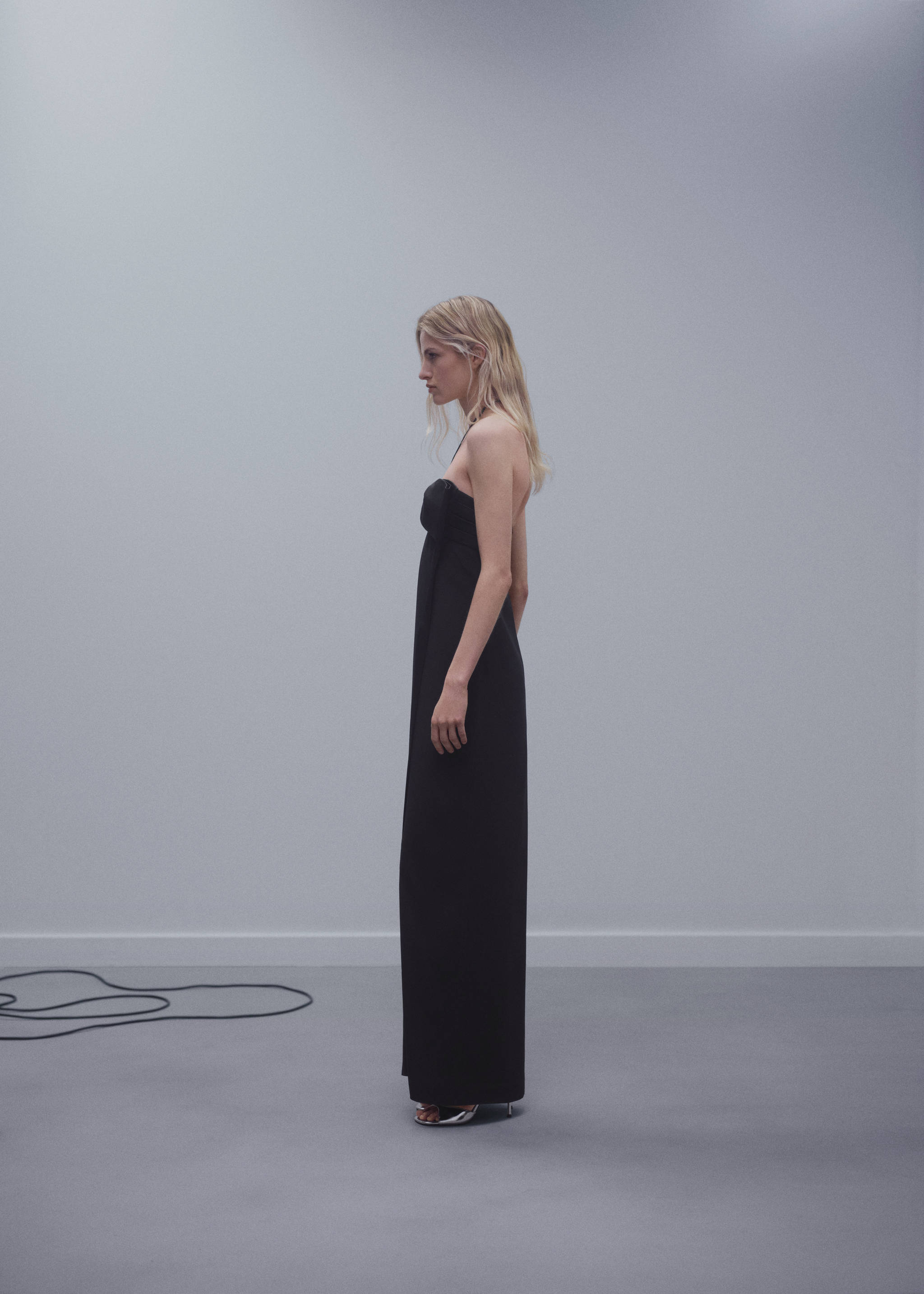 Robe cache-cœur col nœud - Détail de l'article 2