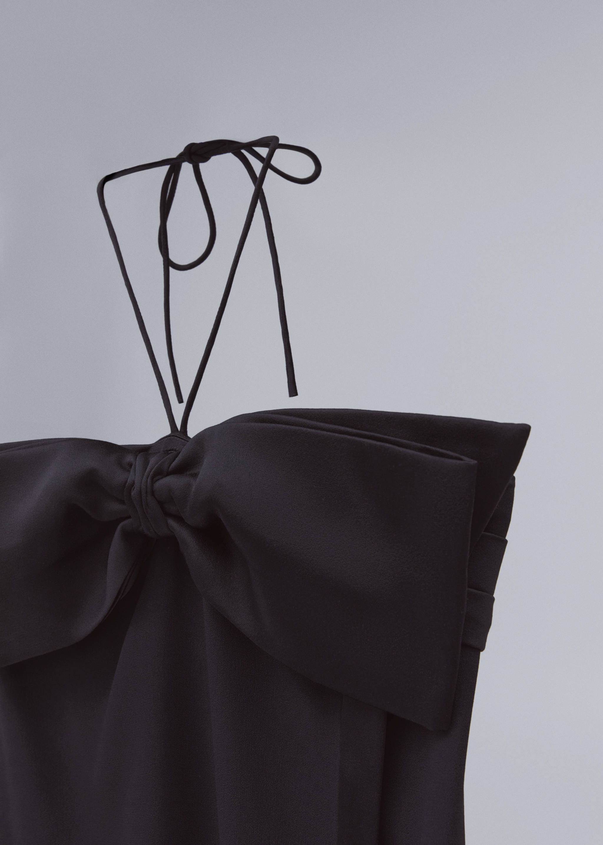 Robe cache-cœur col nœud - Détail de l'article 8