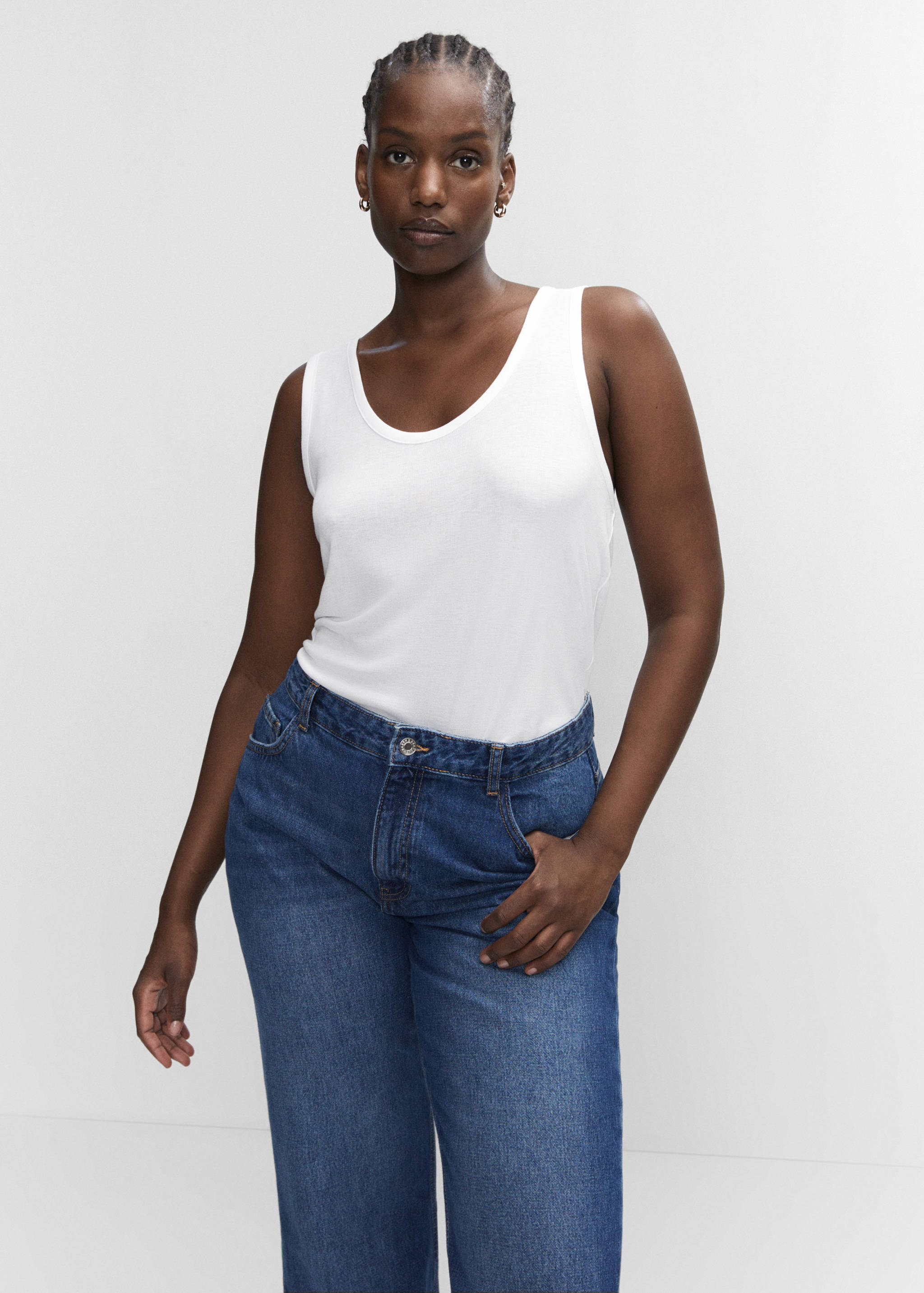 Струящийся топ на бретелях - Деталь изделия 5