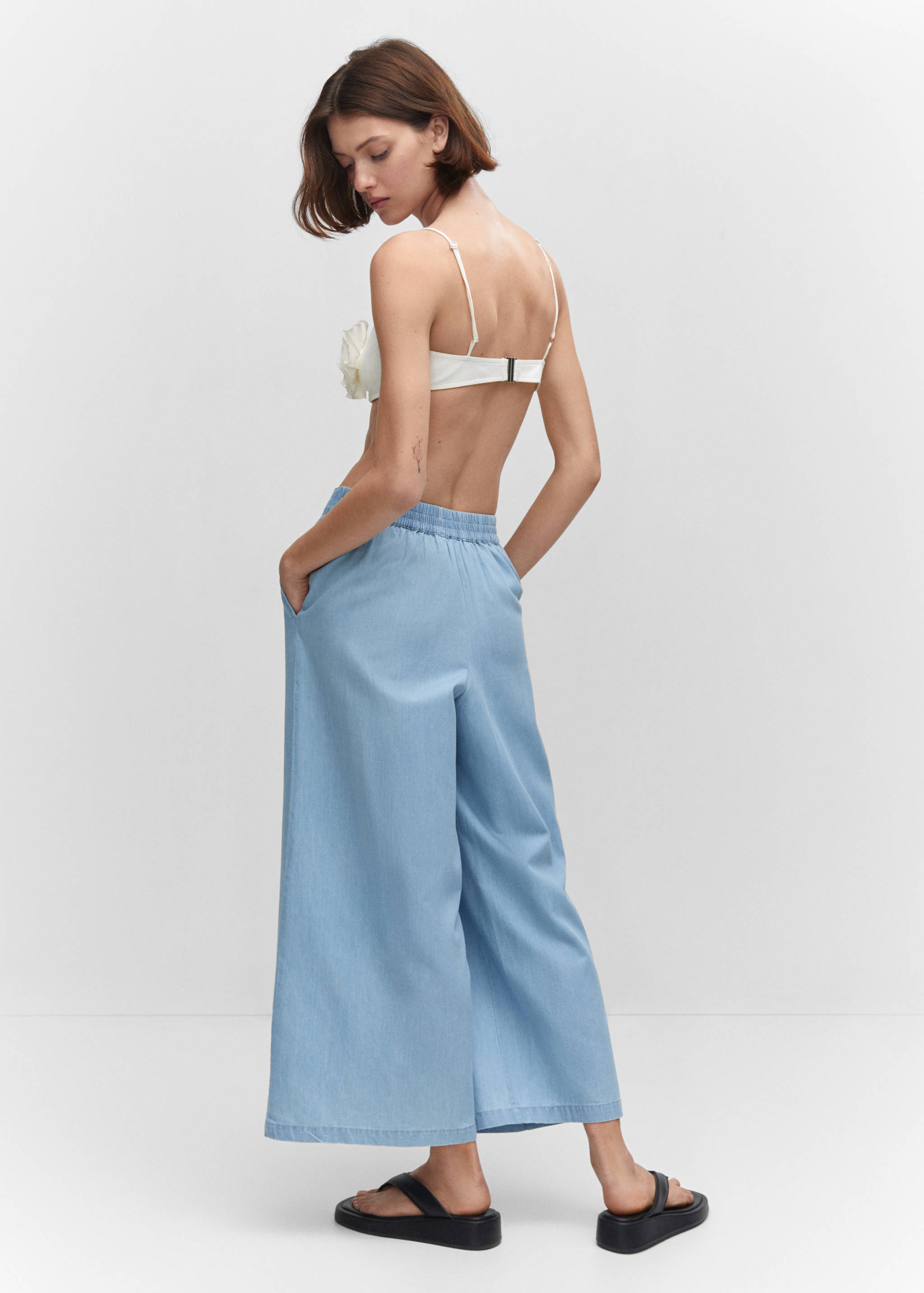 Jupe-culotte 100 % coton - Verso de l’article