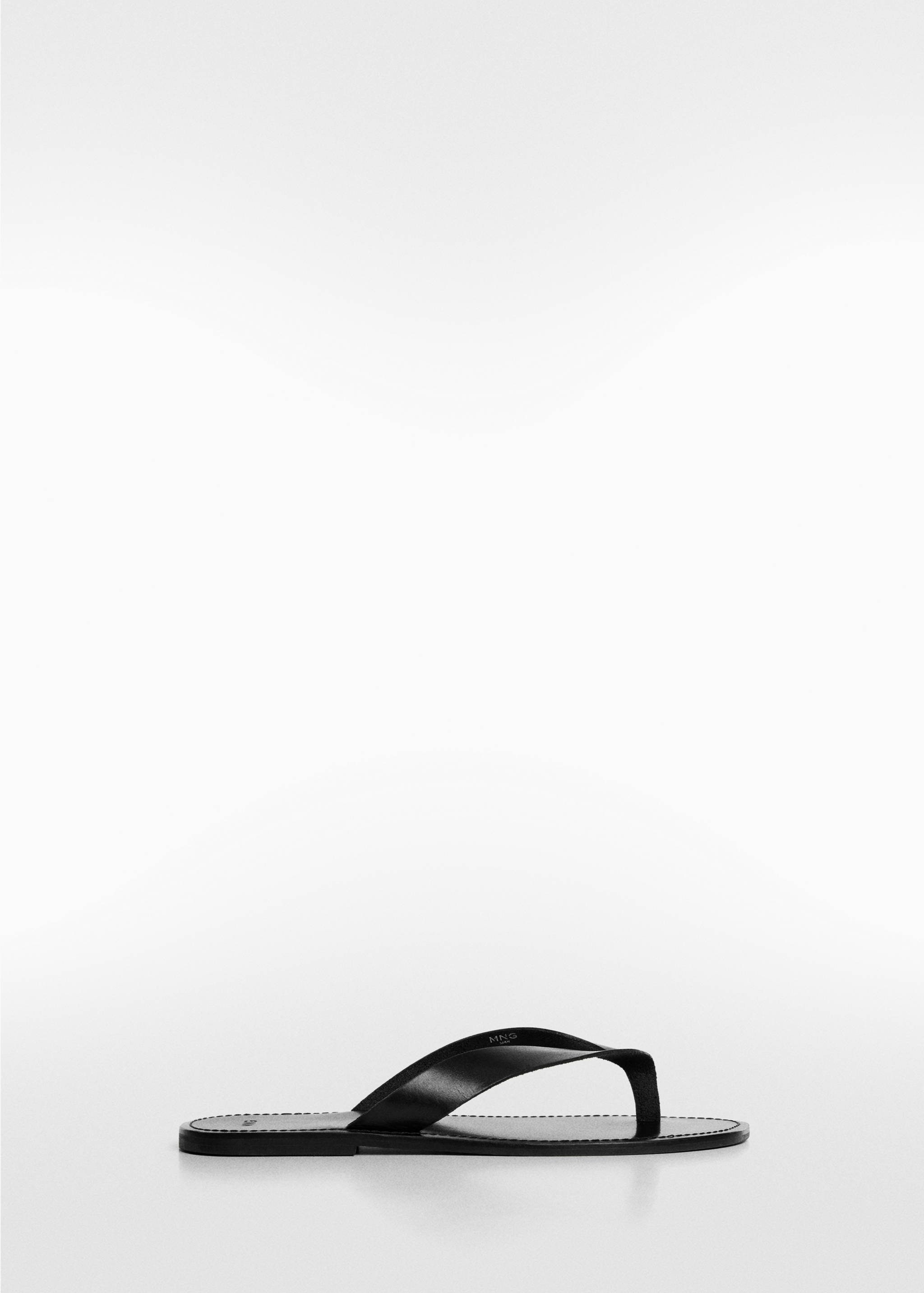 Leather straps sandals - Article without model