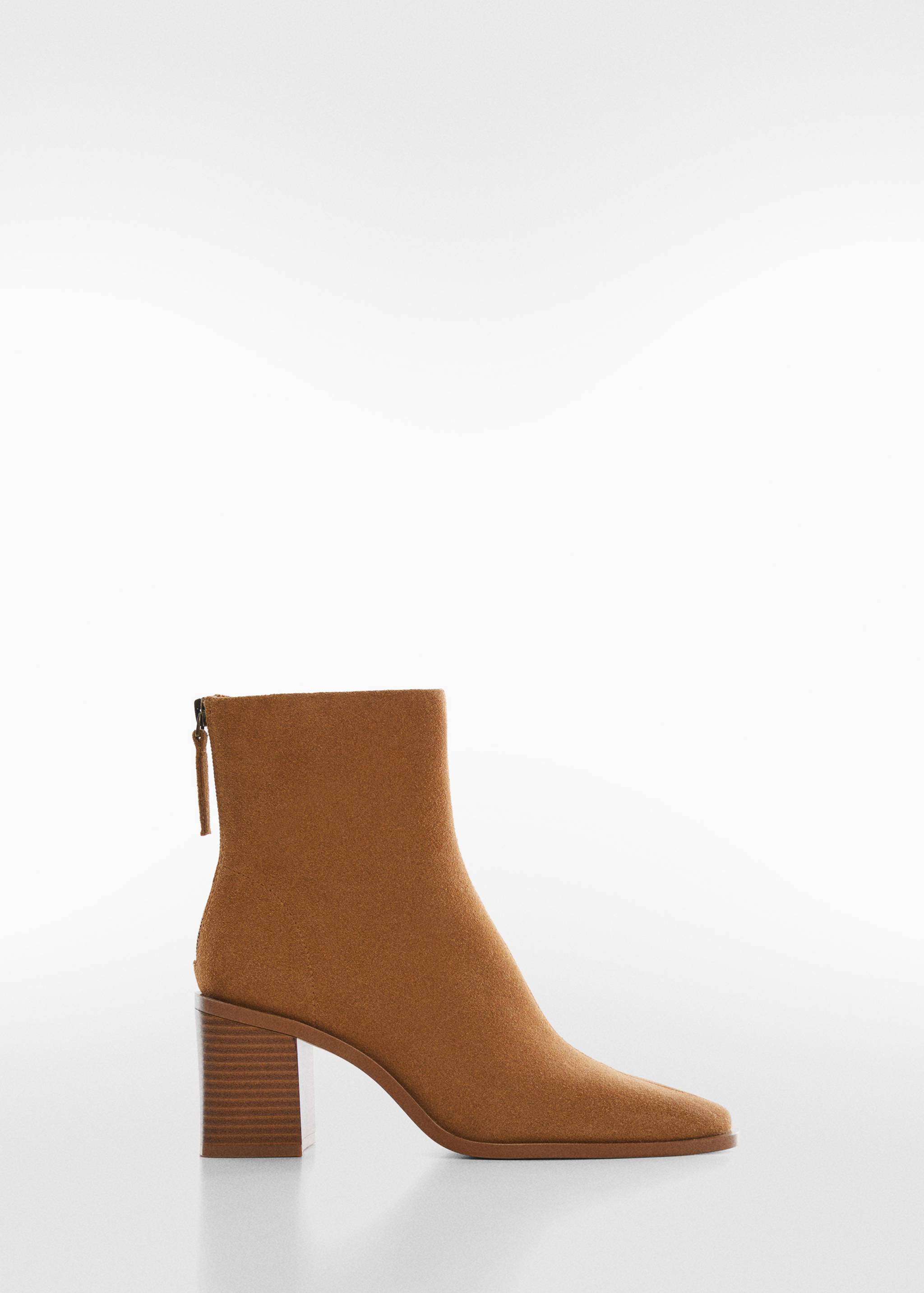 Heel suede ankle boot - Article without model