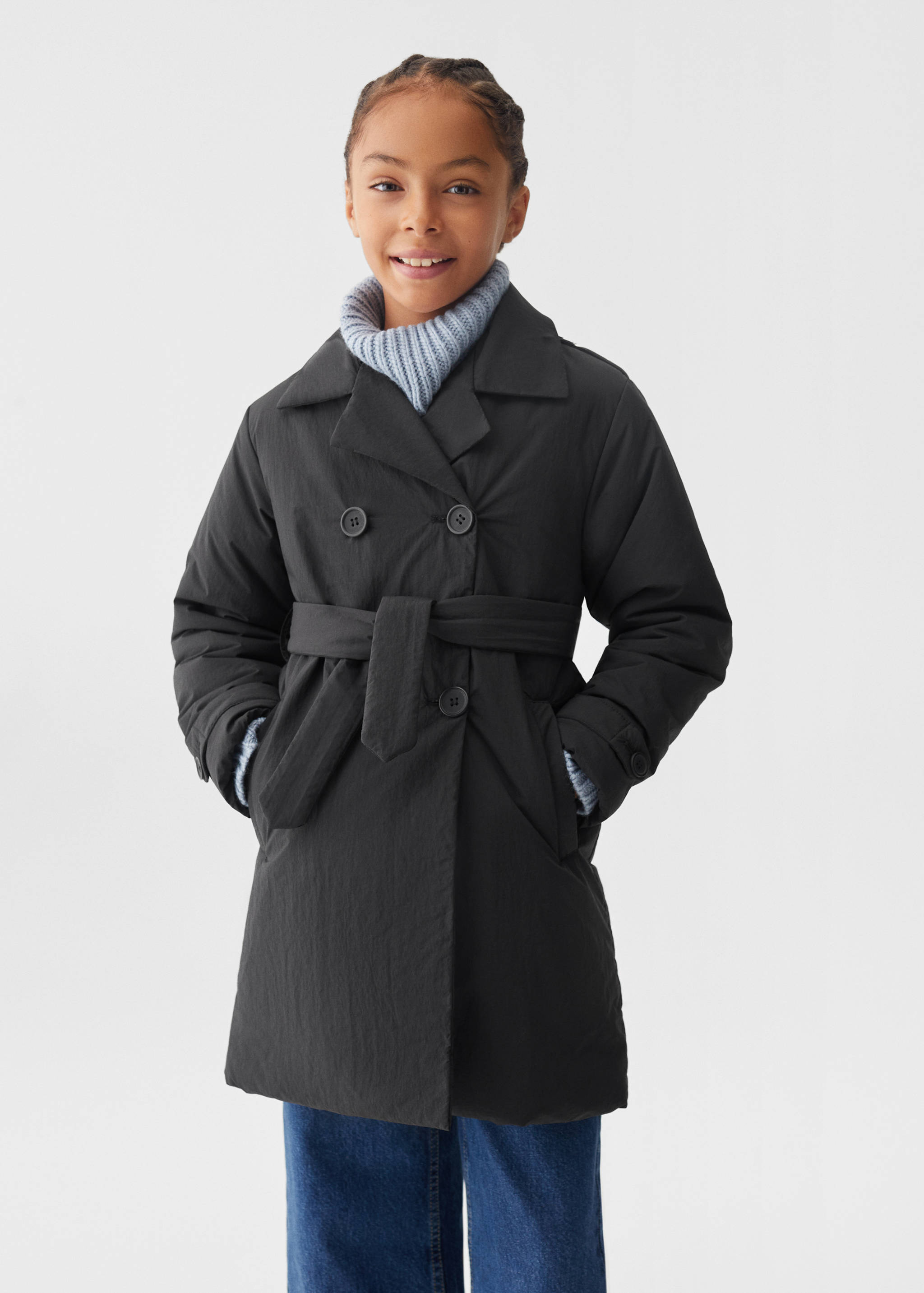 Belt gabardine trench - Medium plane