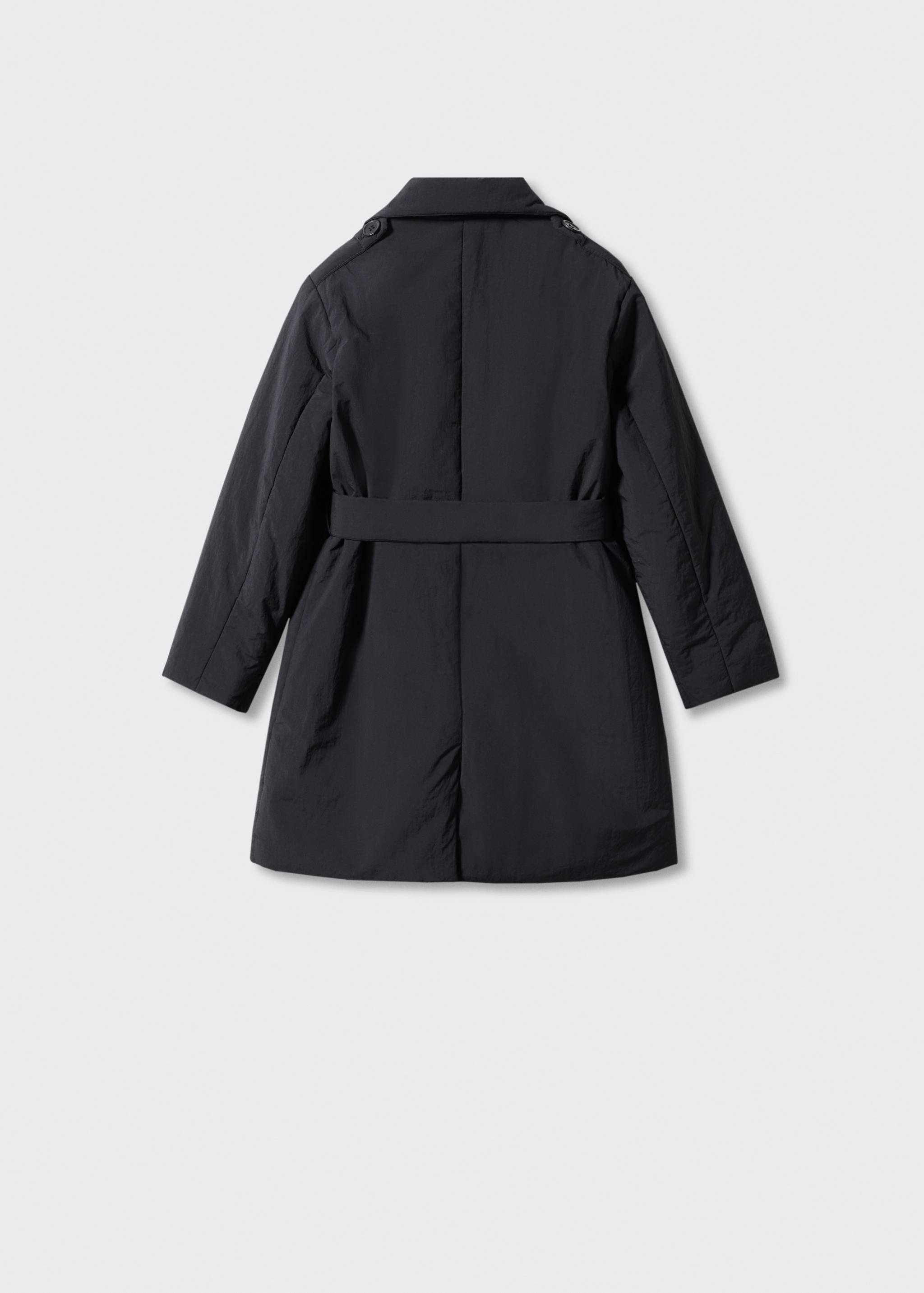 Belt gabardine trench - Reverse of the article