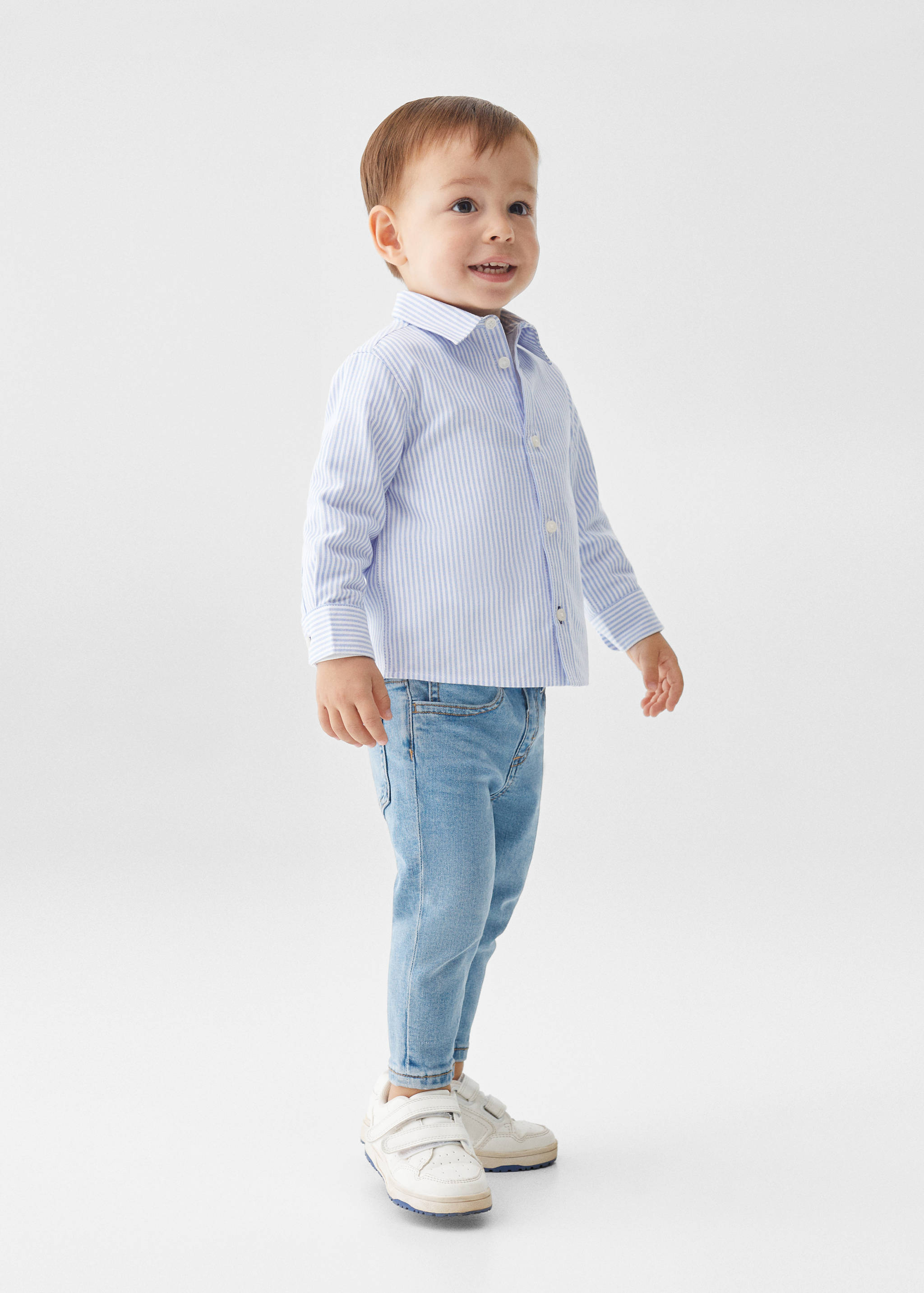 Chemise habillée regular-fit rayures - Plan général