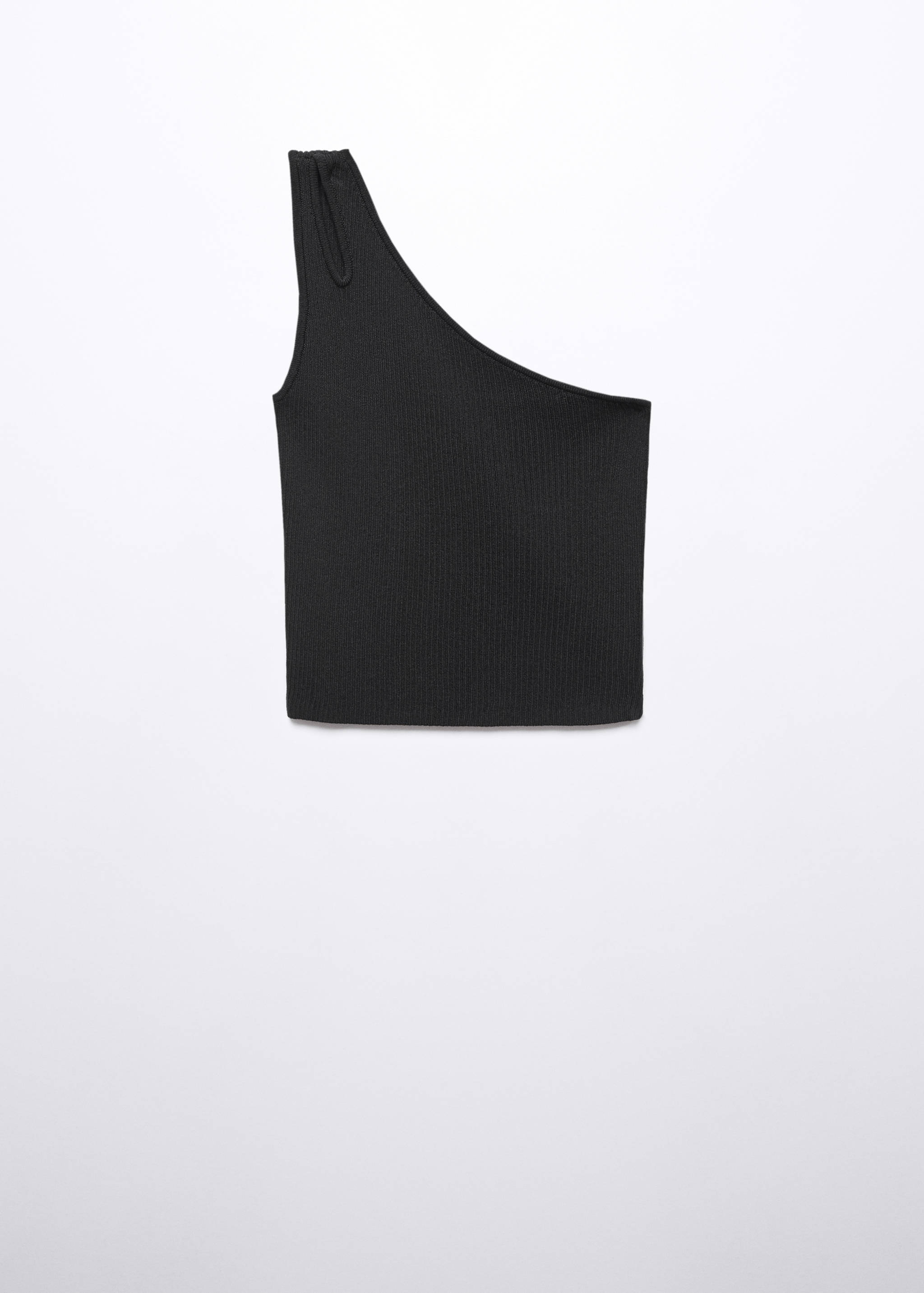 Asimetrik cropped bluz - Modelsiz ürün