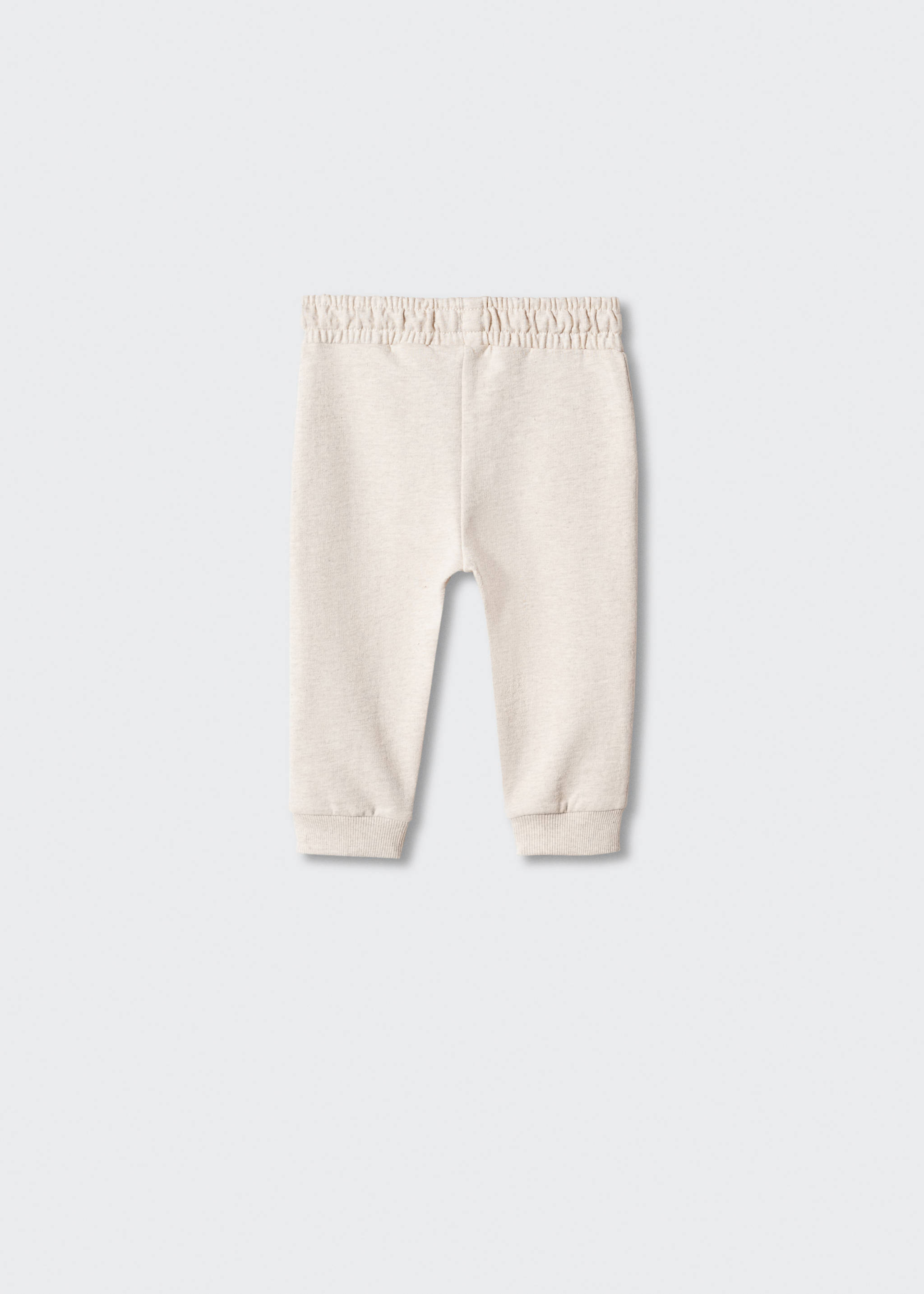Cotton jogger-style trousers - Reverse of the article