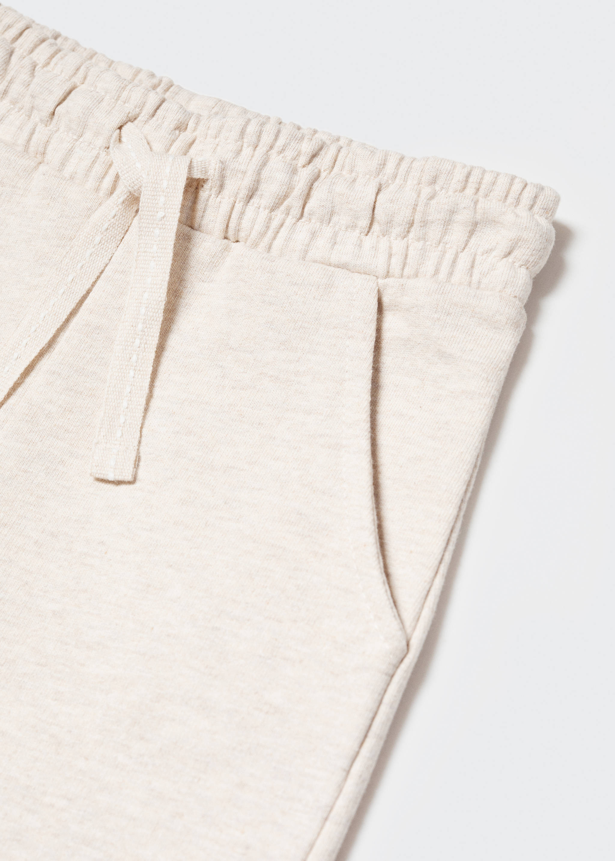 Cotton jogger-style trousers - Details of the article 8