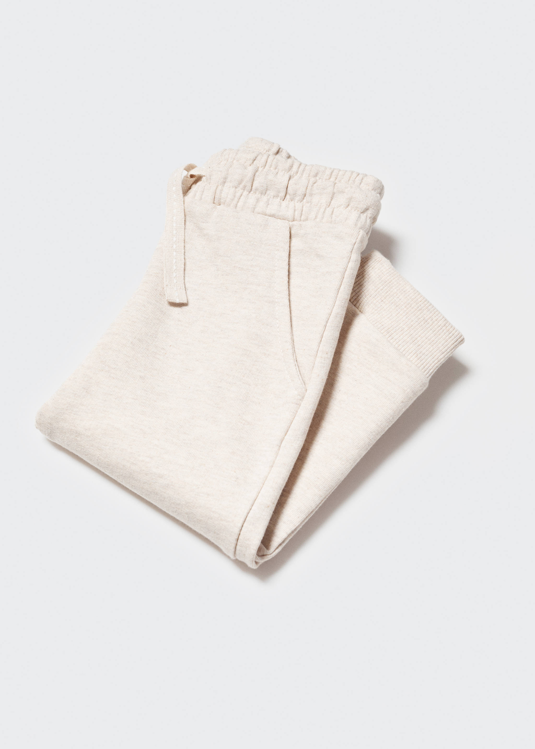 Cotton jogger-style trousers - Details of the article 0