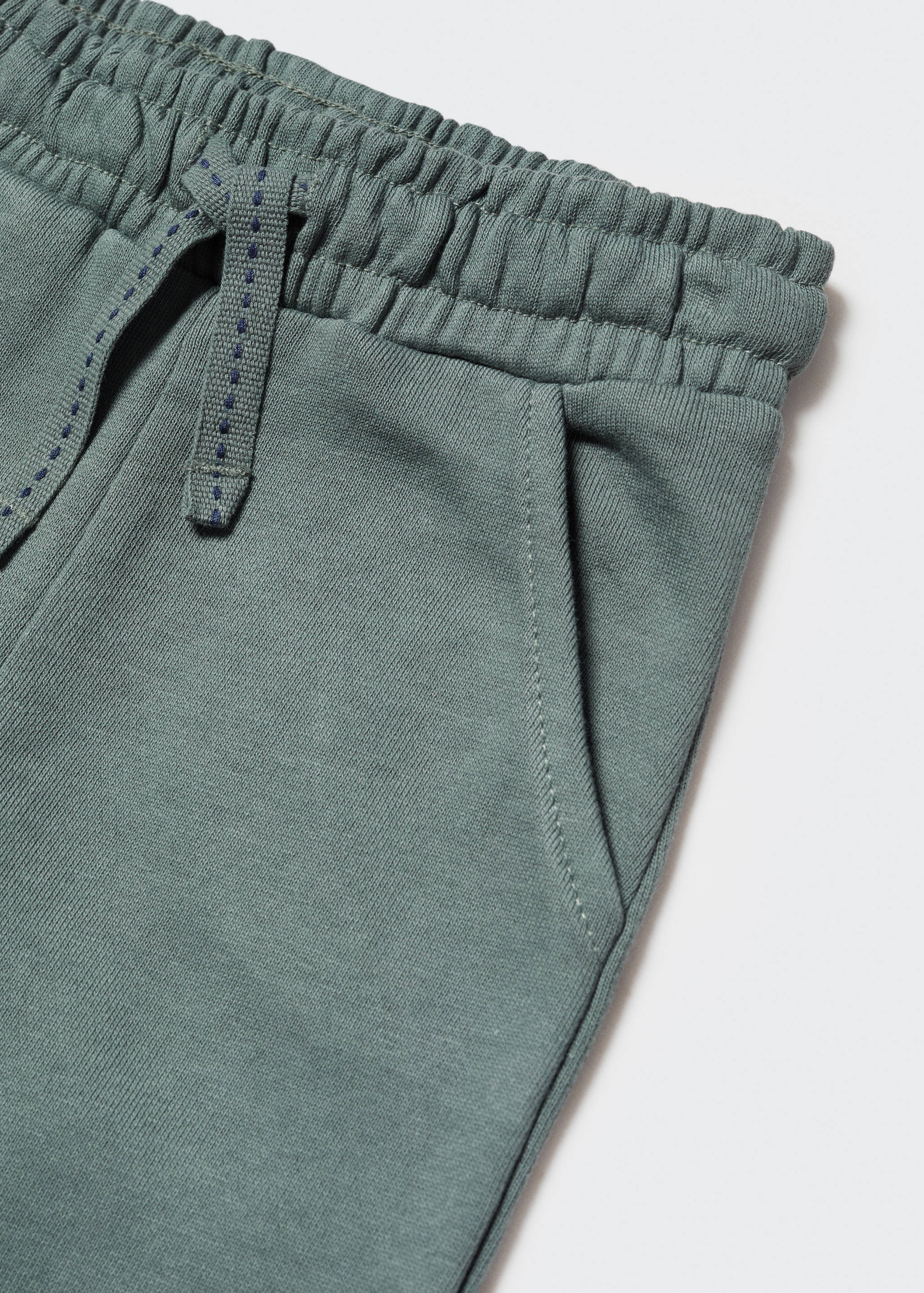 Cotton jogger-style trousers - Details of the article 8
