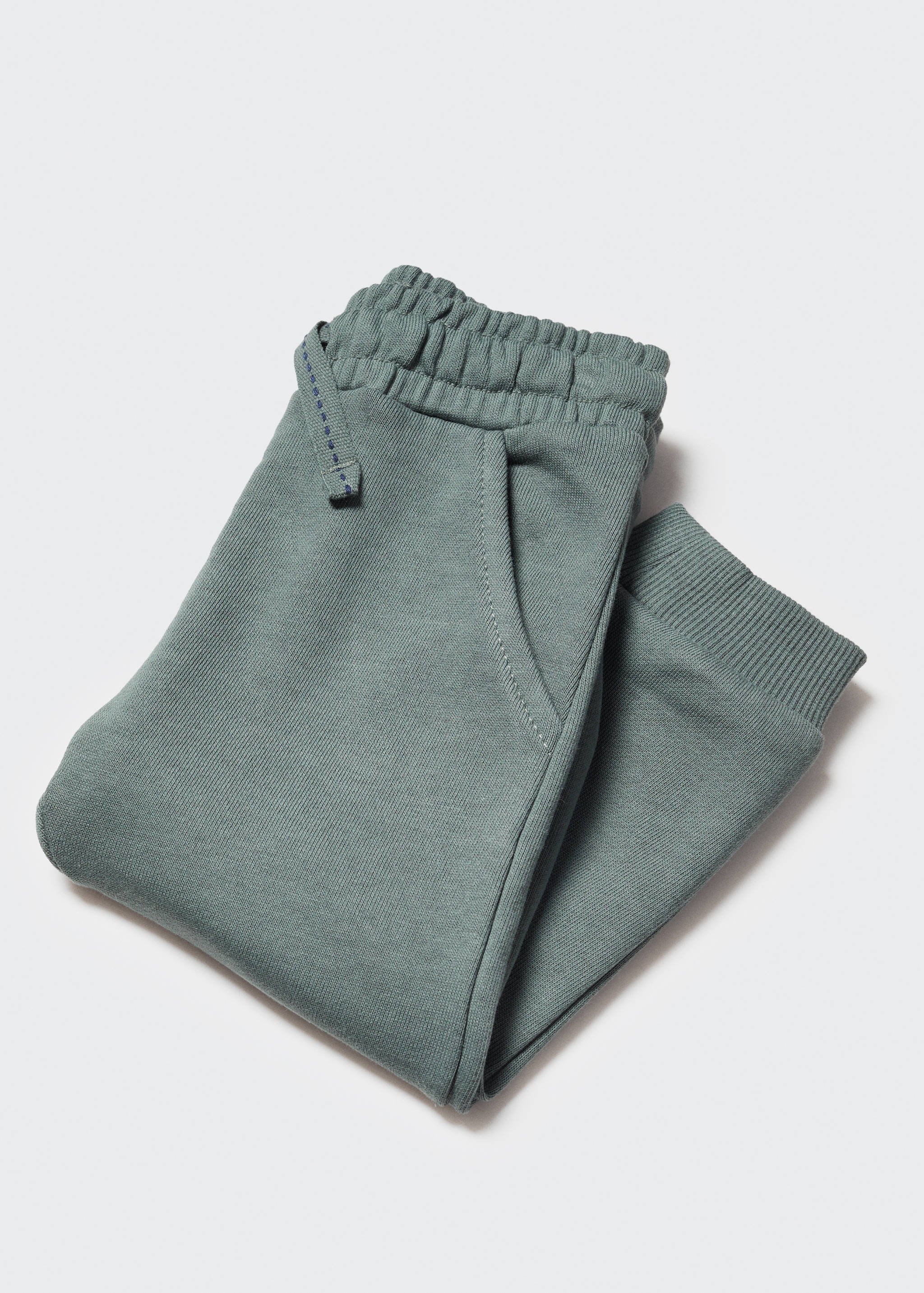 Cotton jogger-style trousers - Details of the article 0