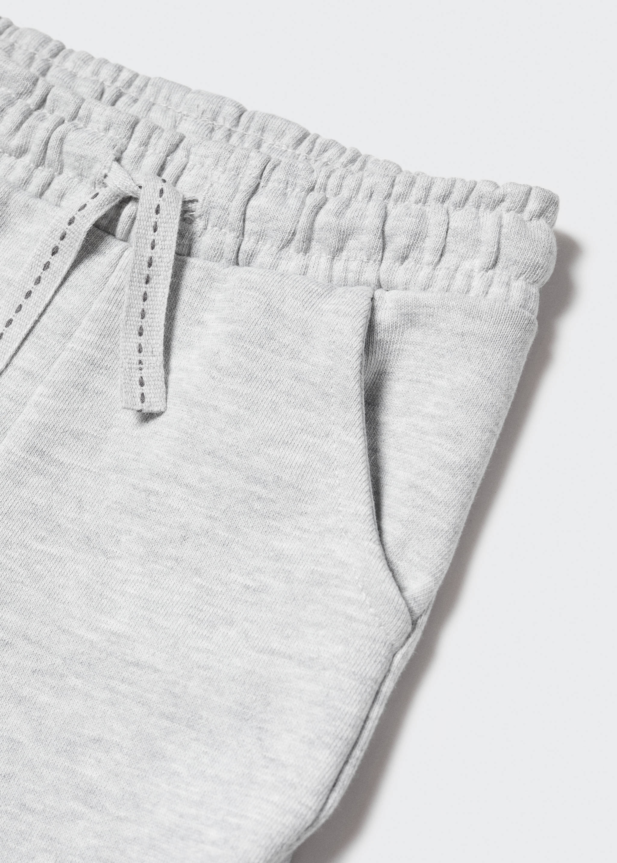 Cotton jogger-style trousers - Details of the article 8