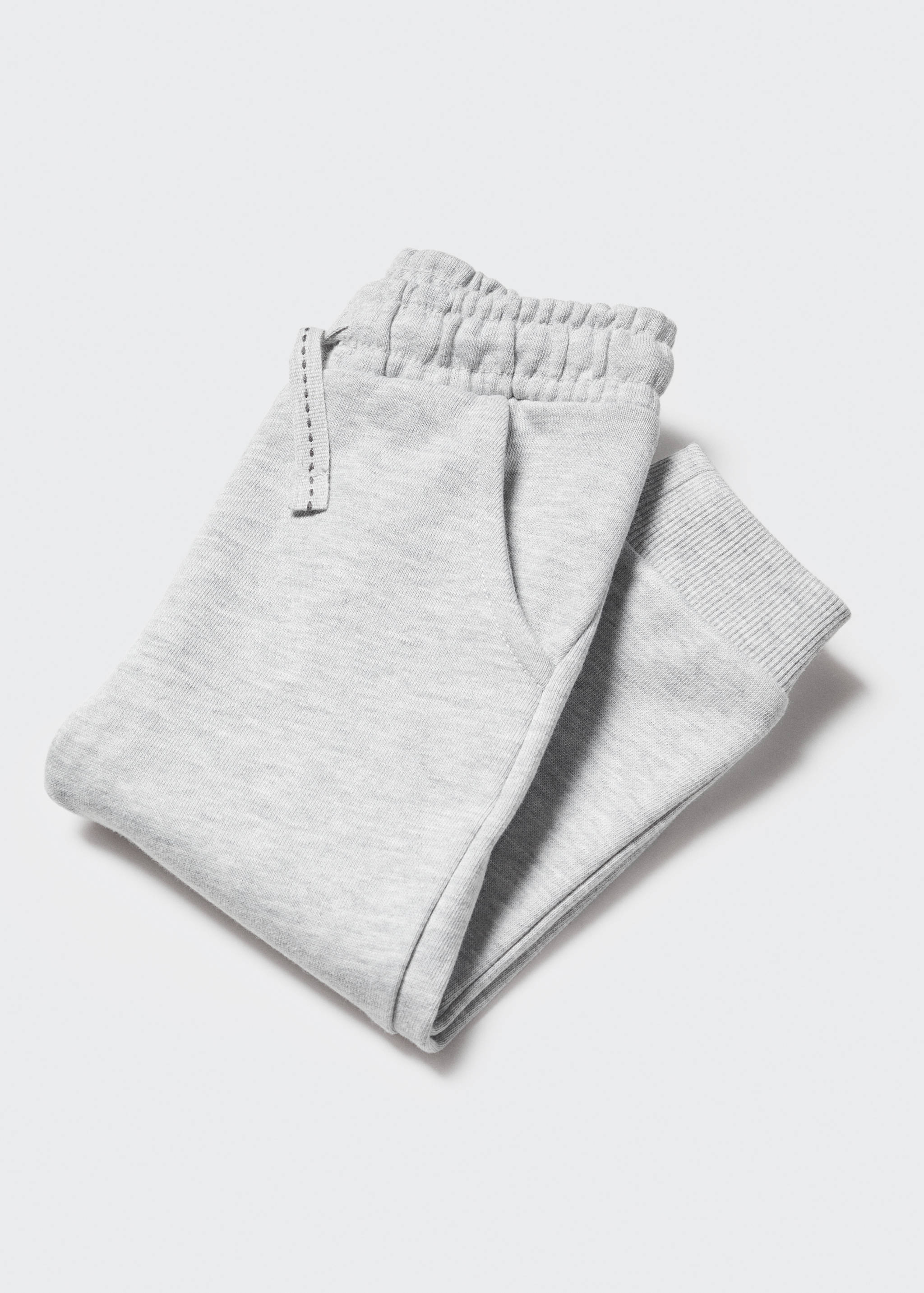 Cotton jogger-style trousers - Details of the article 0