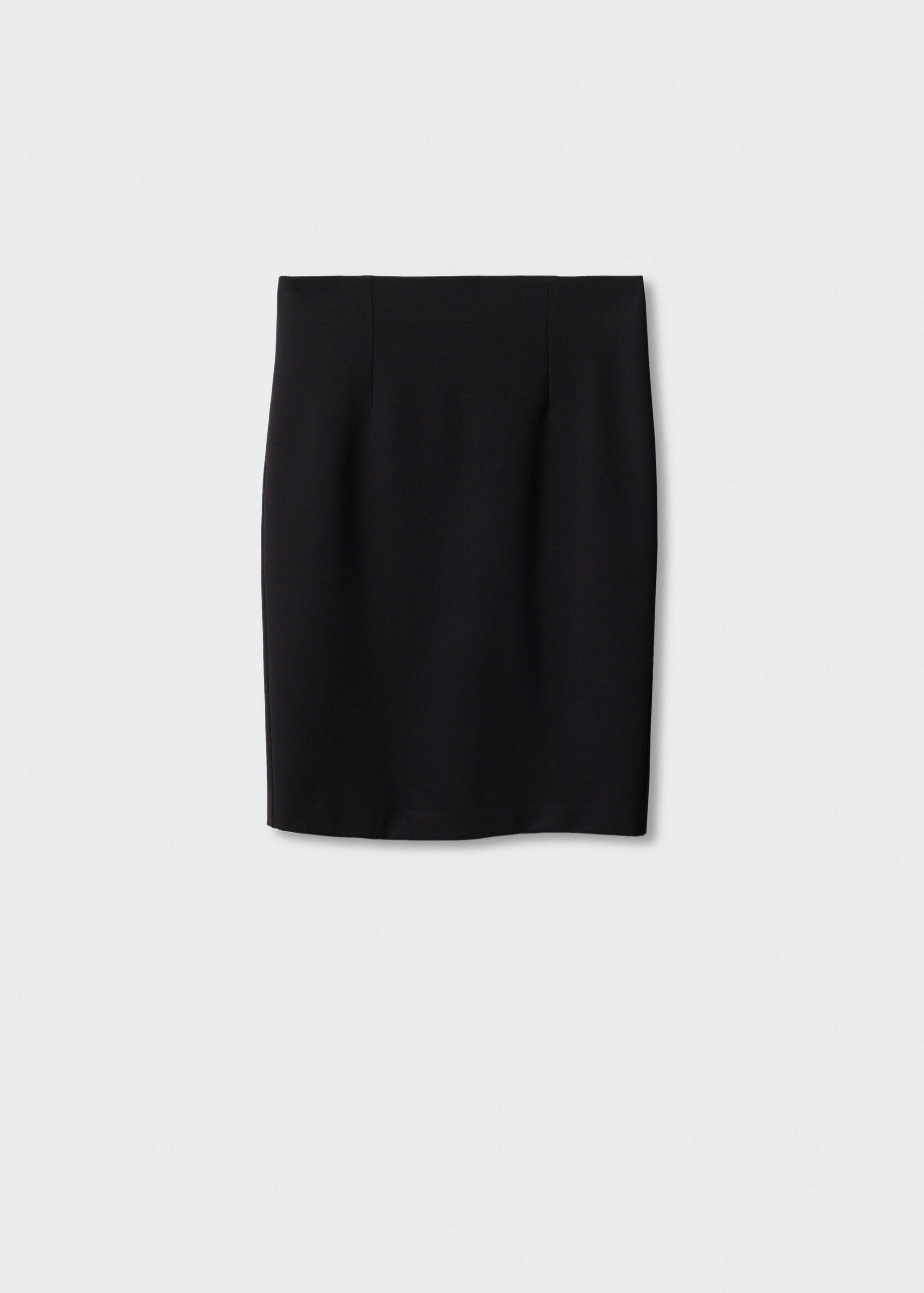 Jupe crayon fendue maille point de Rome - Article sans modèle