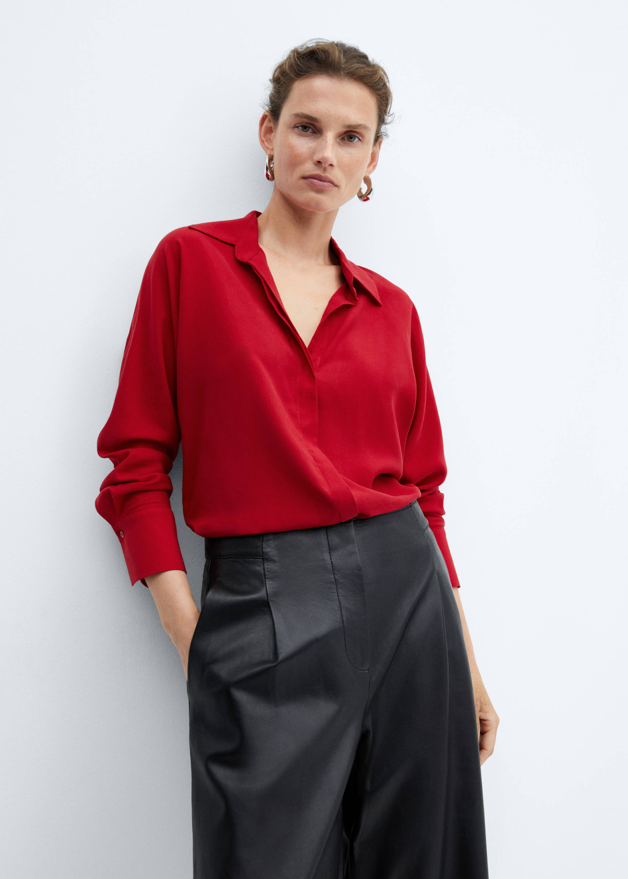 Chemise fluide Lyocell - Plan moyen