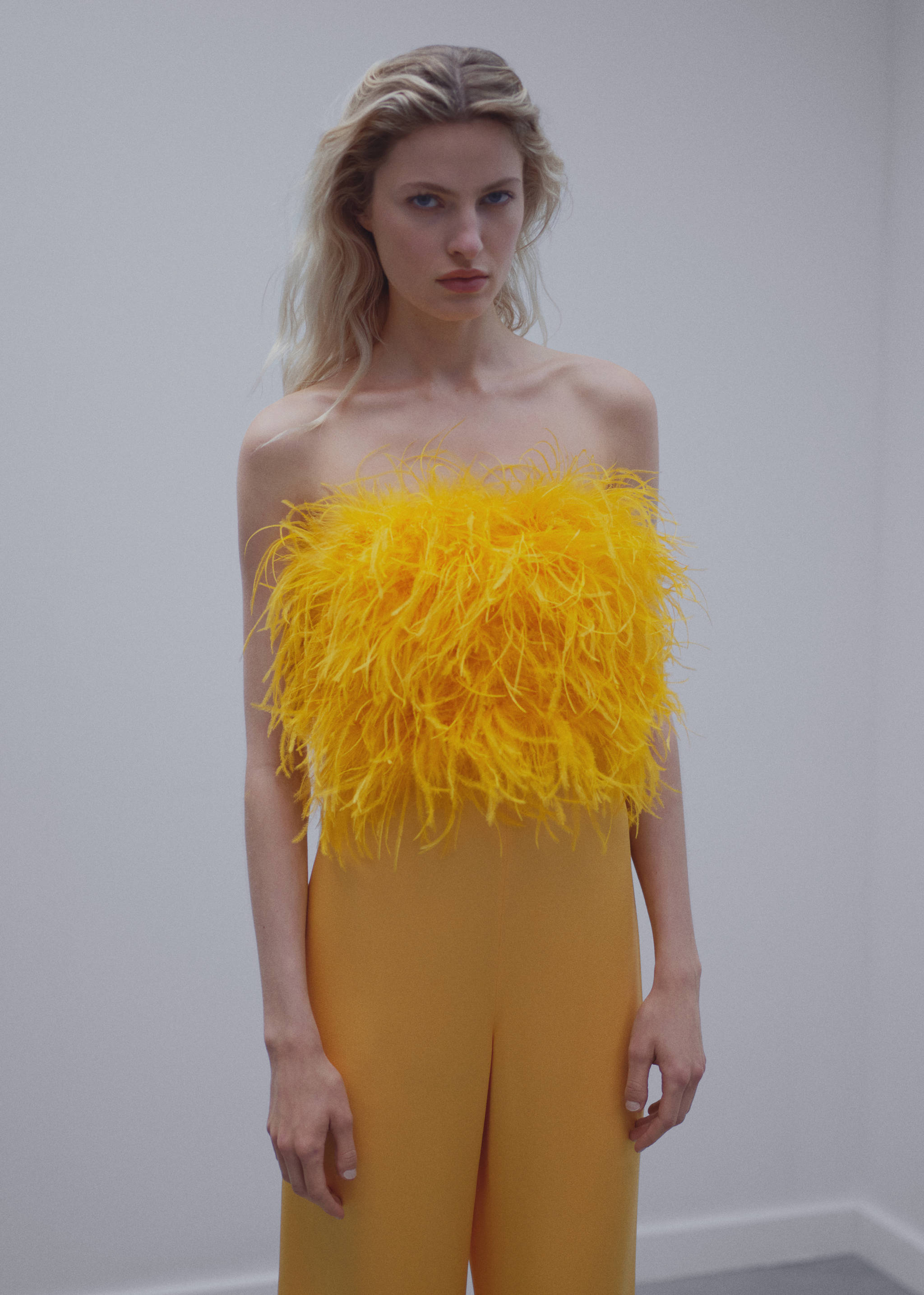 Satin palazzo pants - Medium plane