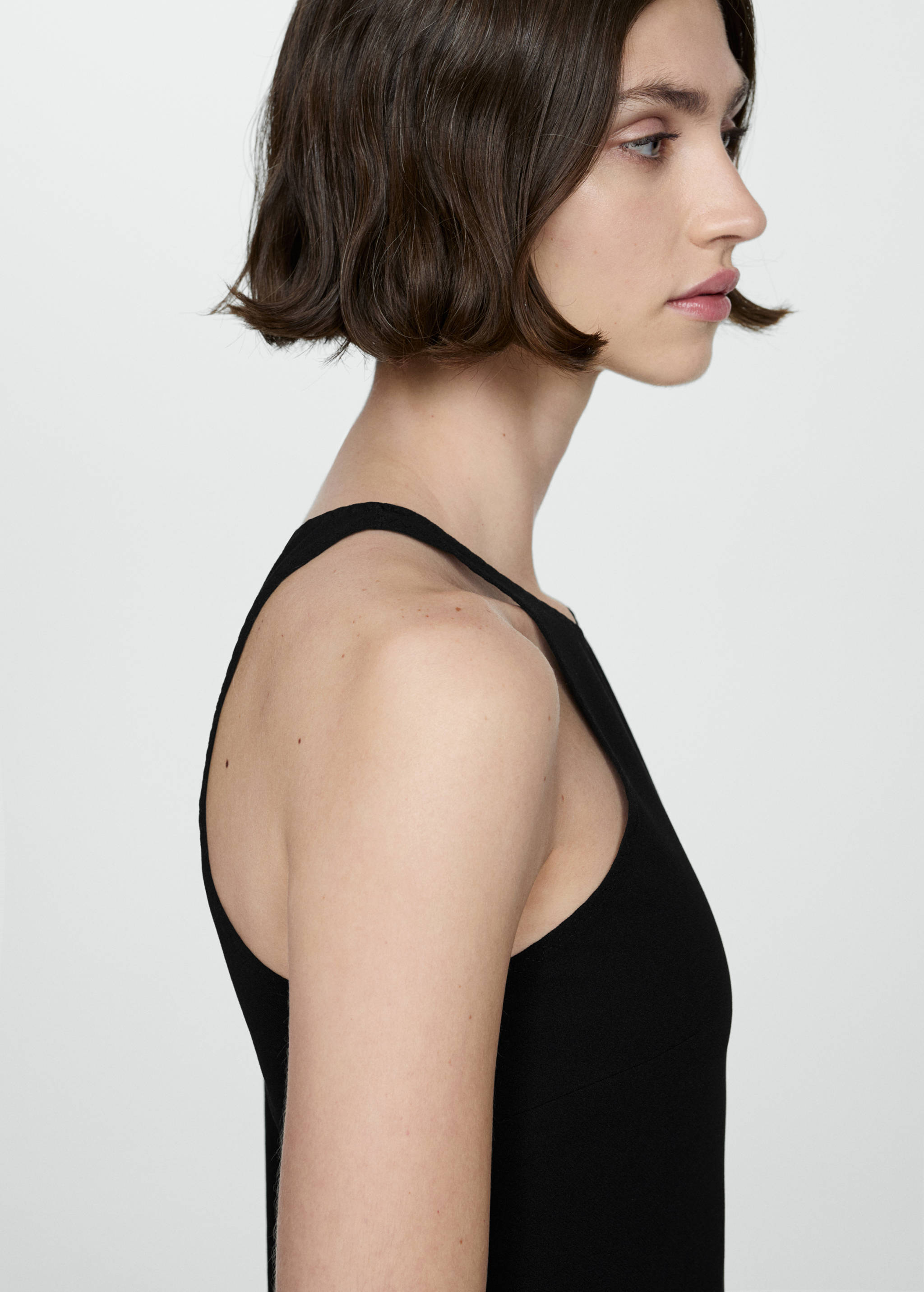 Midi-dress with slit - Details of the article 1