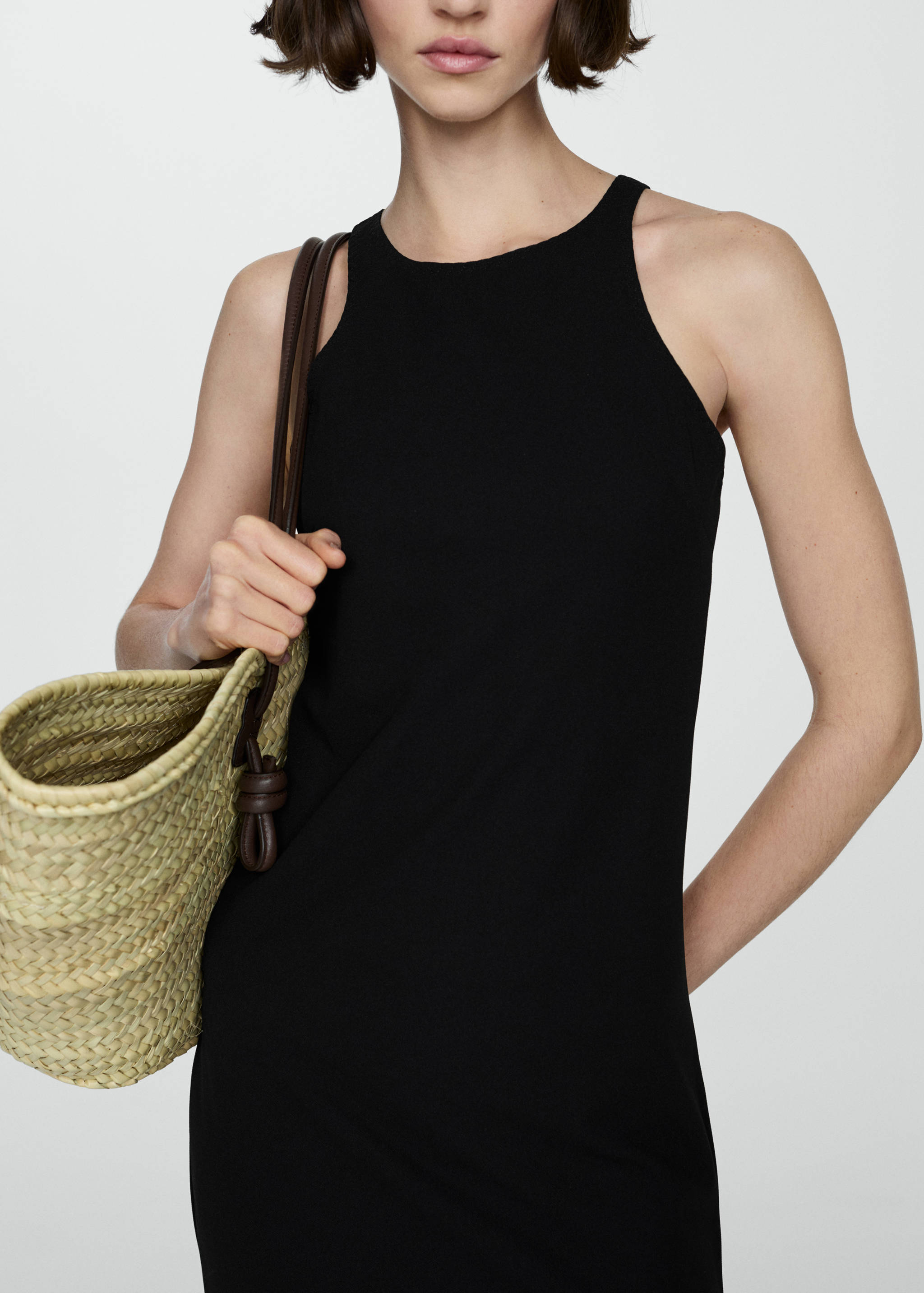 Midi-dress with slit - Details of the article 6