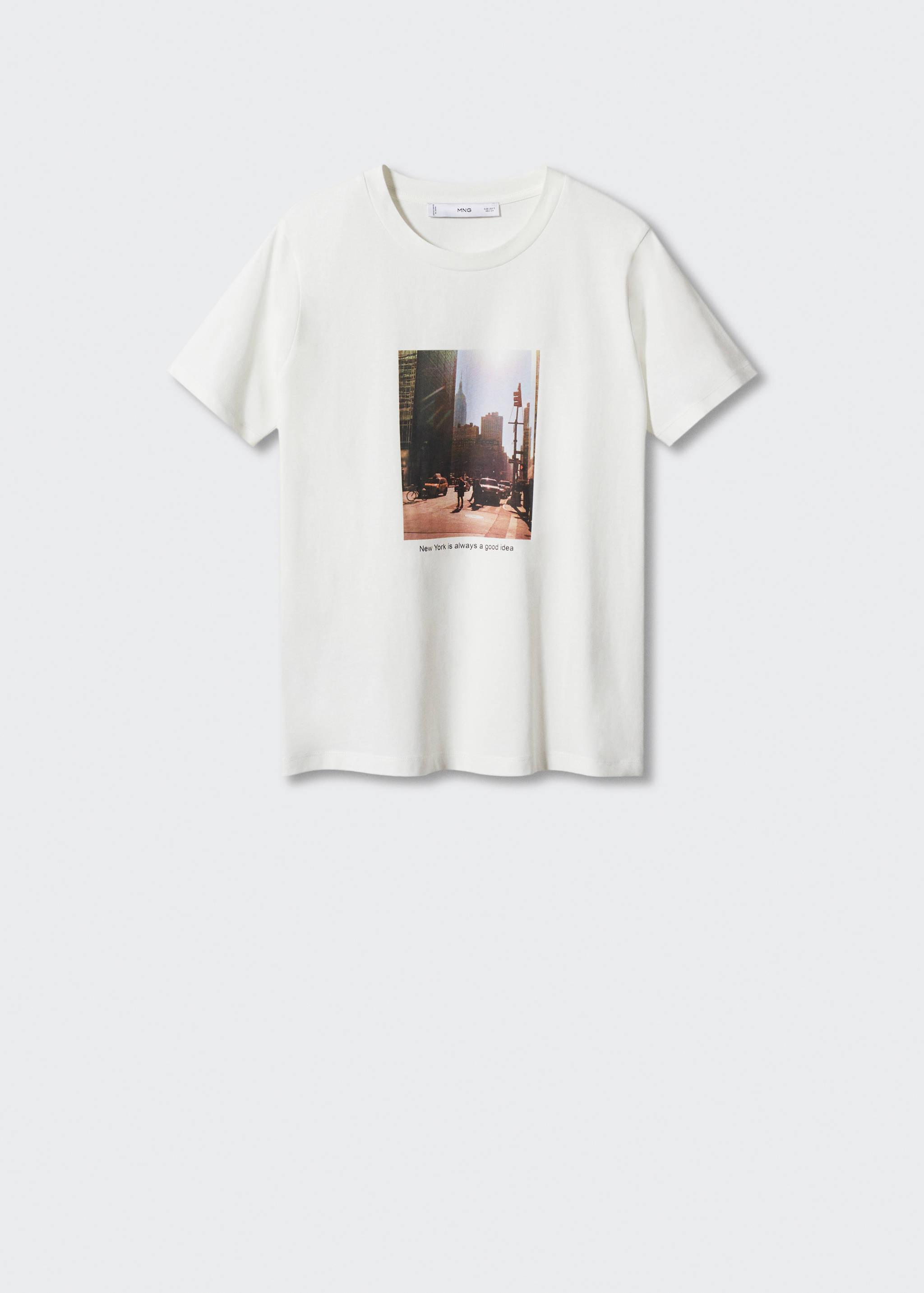 T-shirt coton imprimé - Article sans modèle