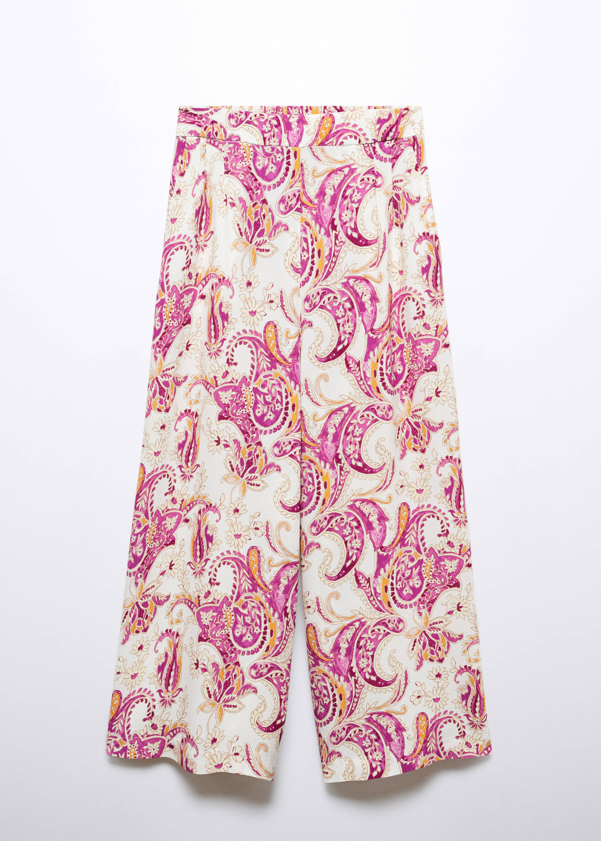 Oriental print culotte trousers - Article without model