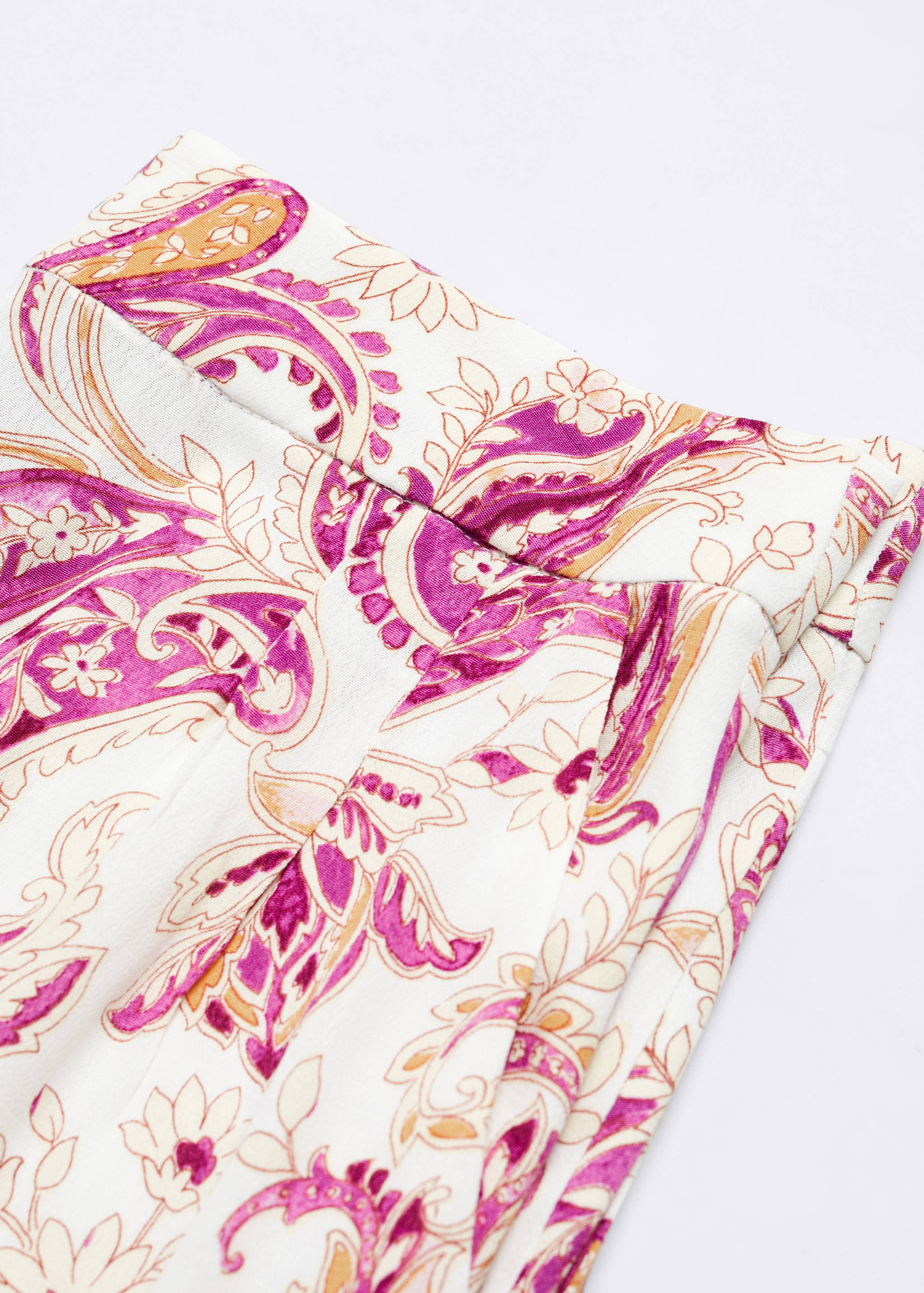 Oriental print culotte trousers - Details of the article 8