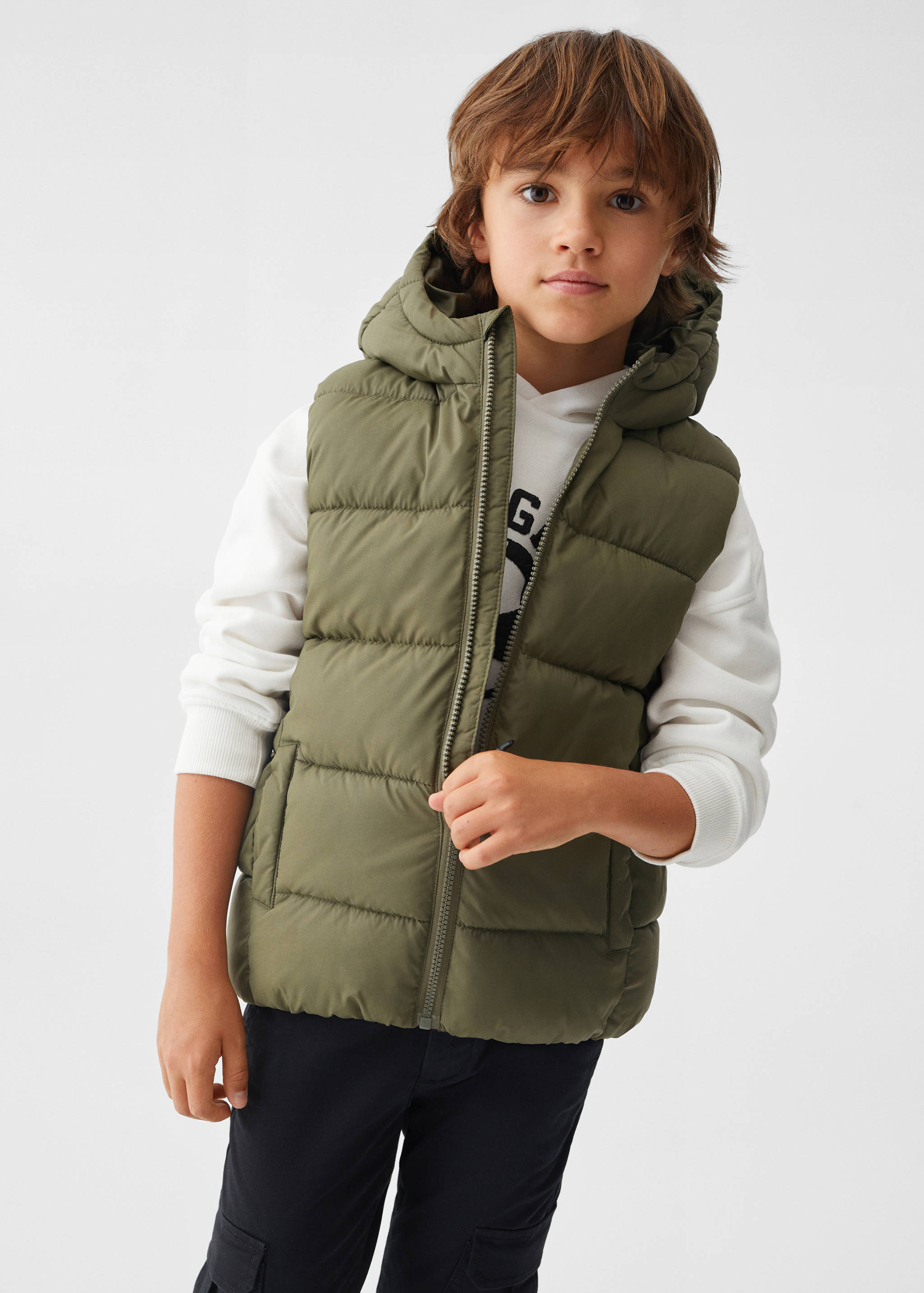 Gilet matelassé polaire - Plan moyen