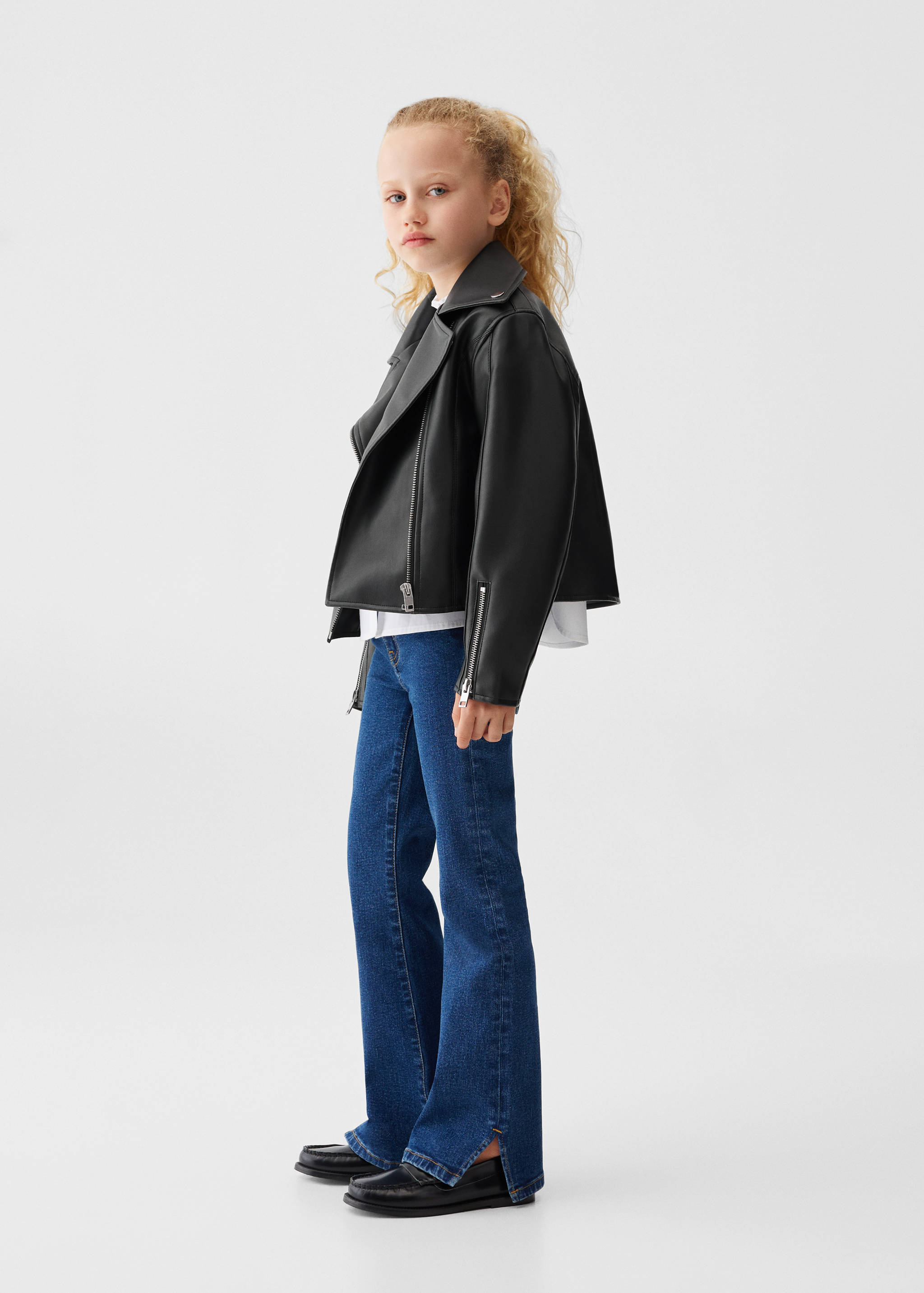 Veste simili-cuir - Plan général