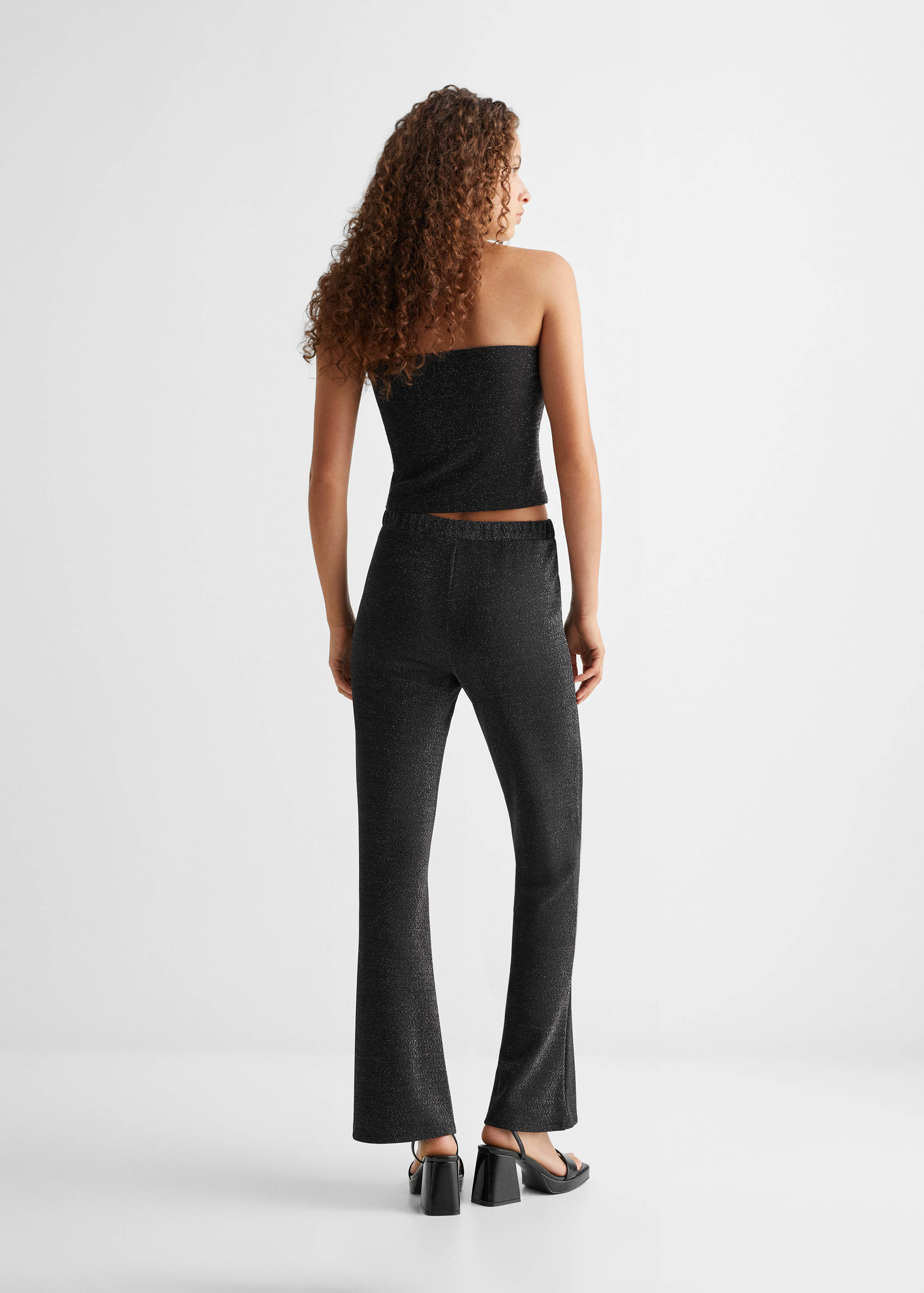 Блестящие легинсы - Обратная сторона изделия