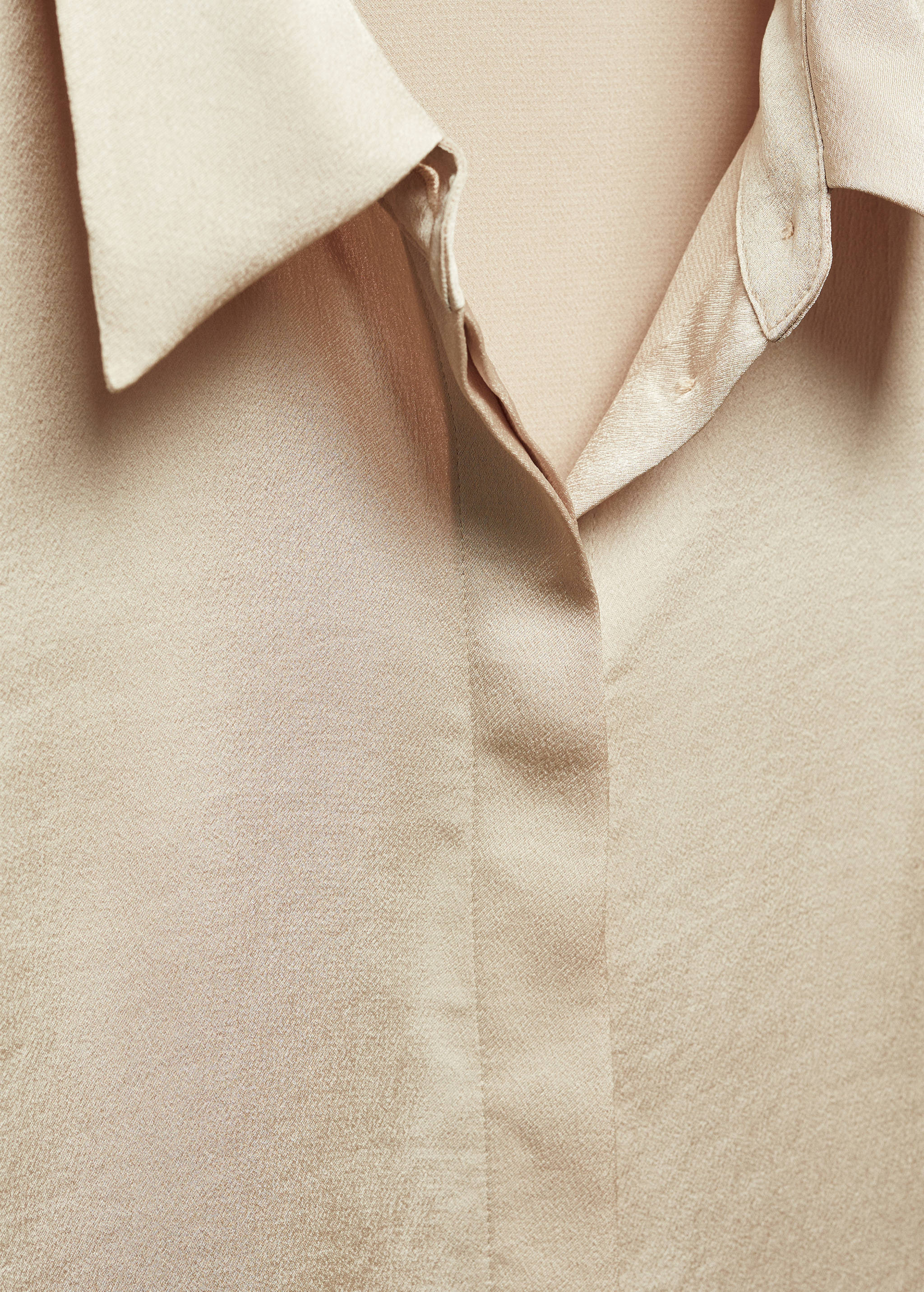 Satin finish flowy shirt - Details of the article 8