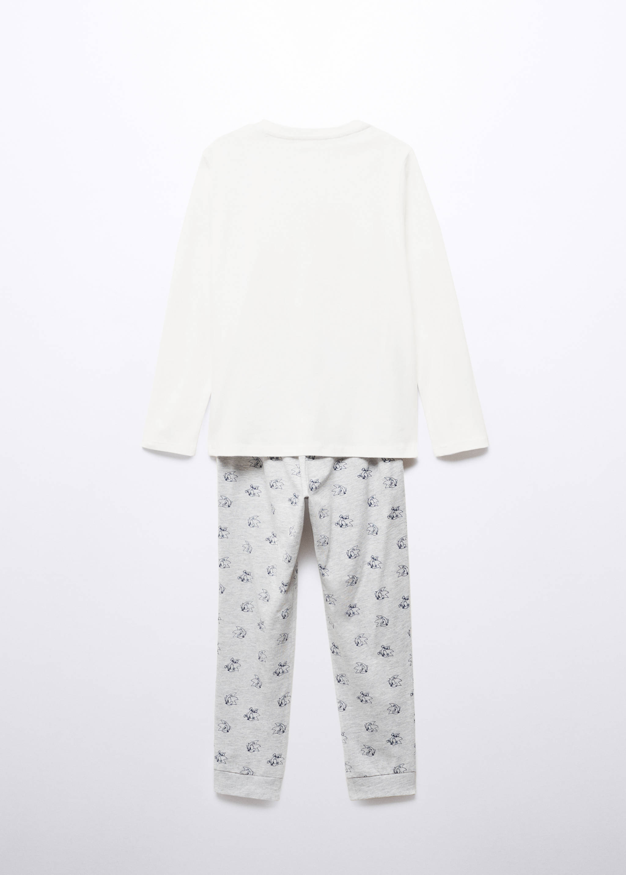 Pijama largo Sonic - Reverso del artículo