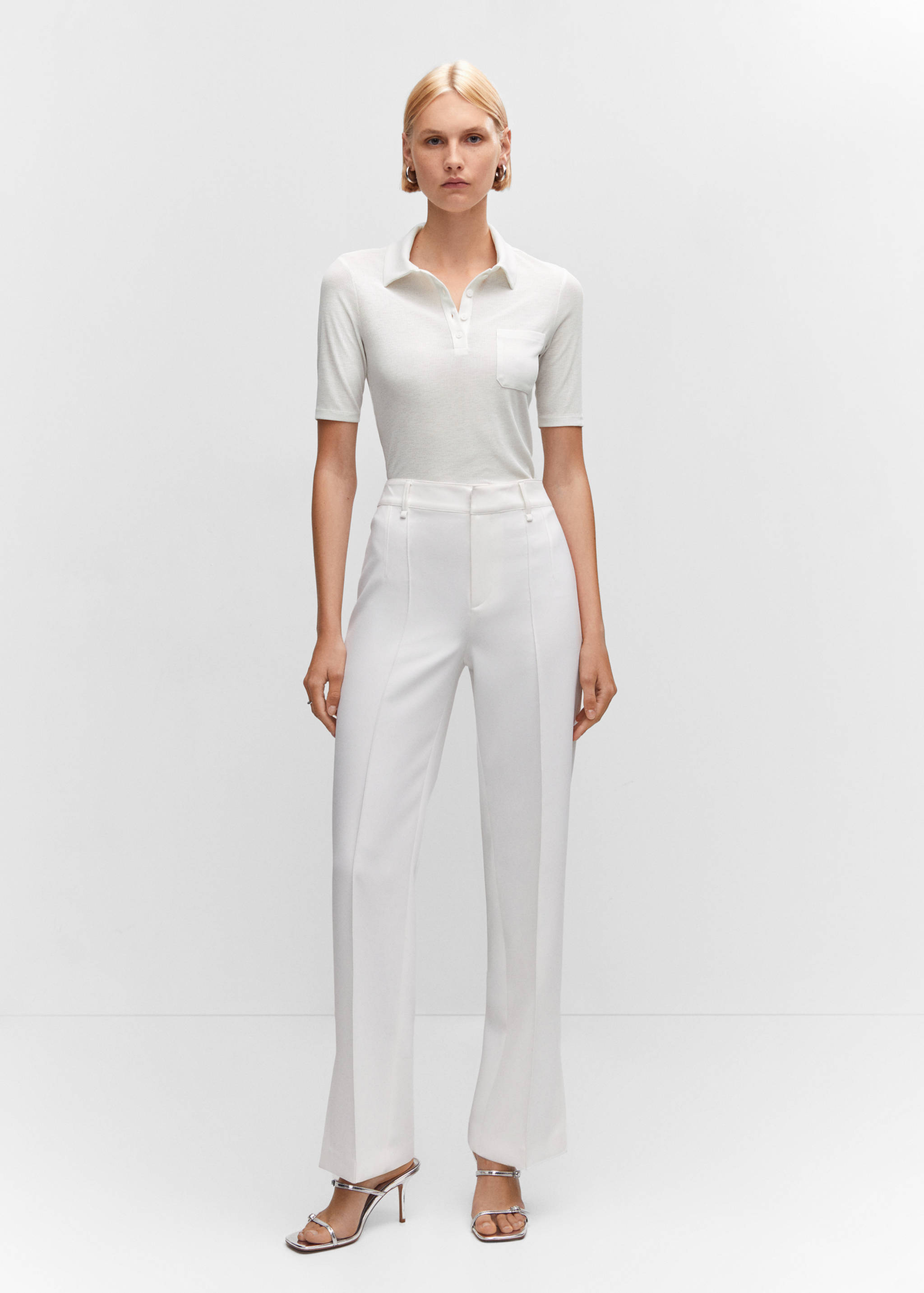 Поло с короткими рукавами и пуговицами - Общий план