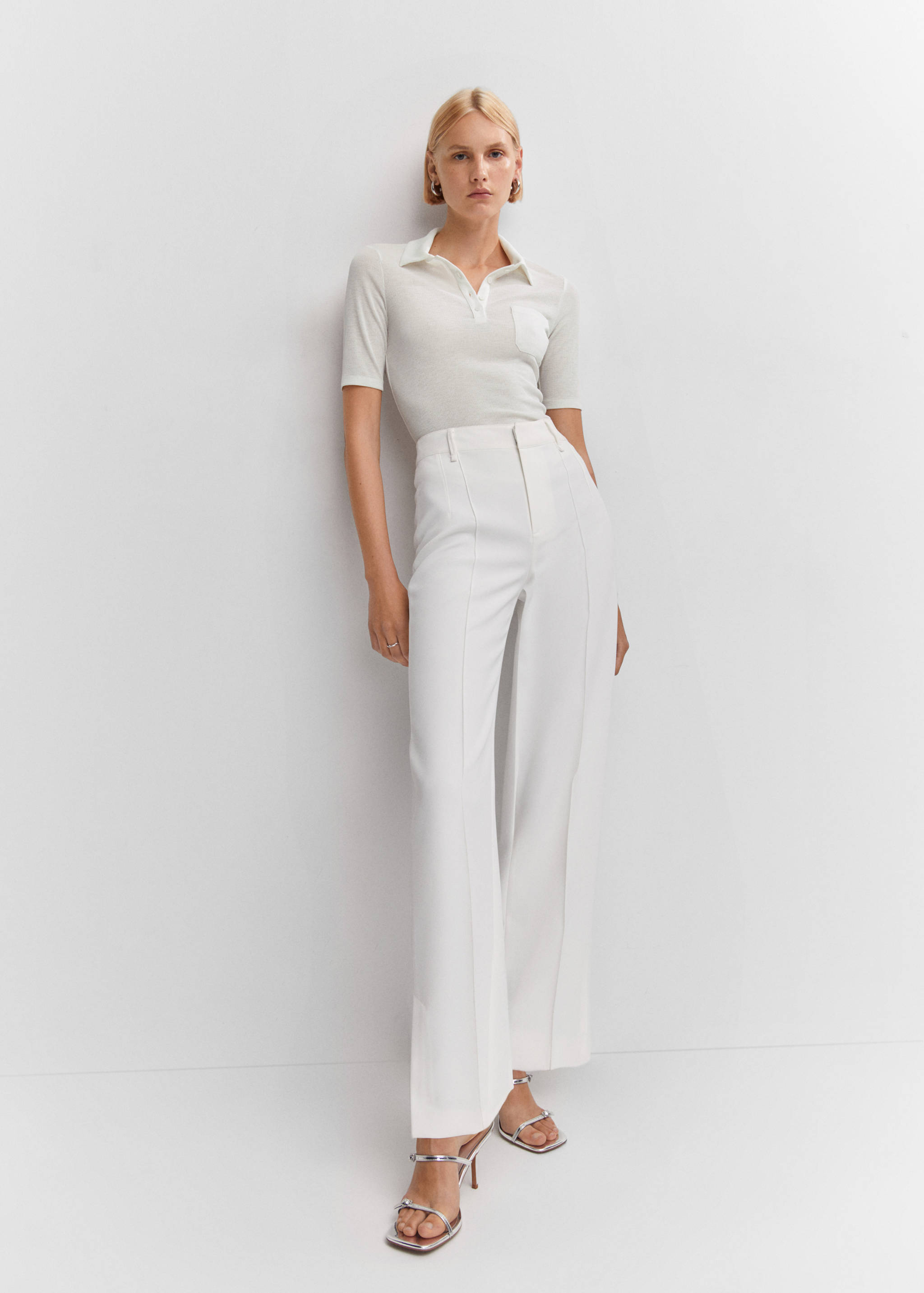 Поло с короткими рукавами и пуговицами - Деталь изделия 2