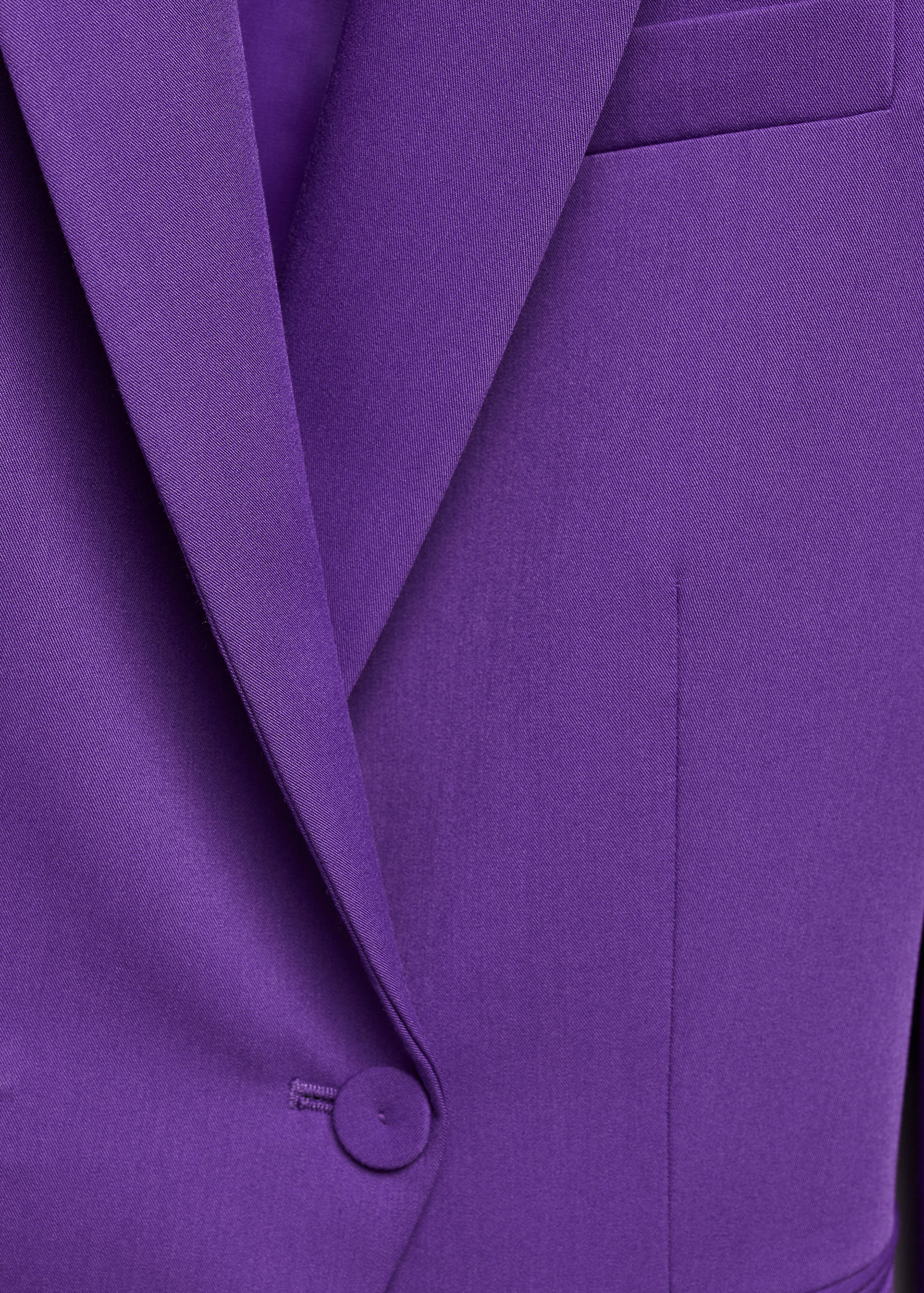 Структурированный пиджак с пуговицей - Деталь изделия 8